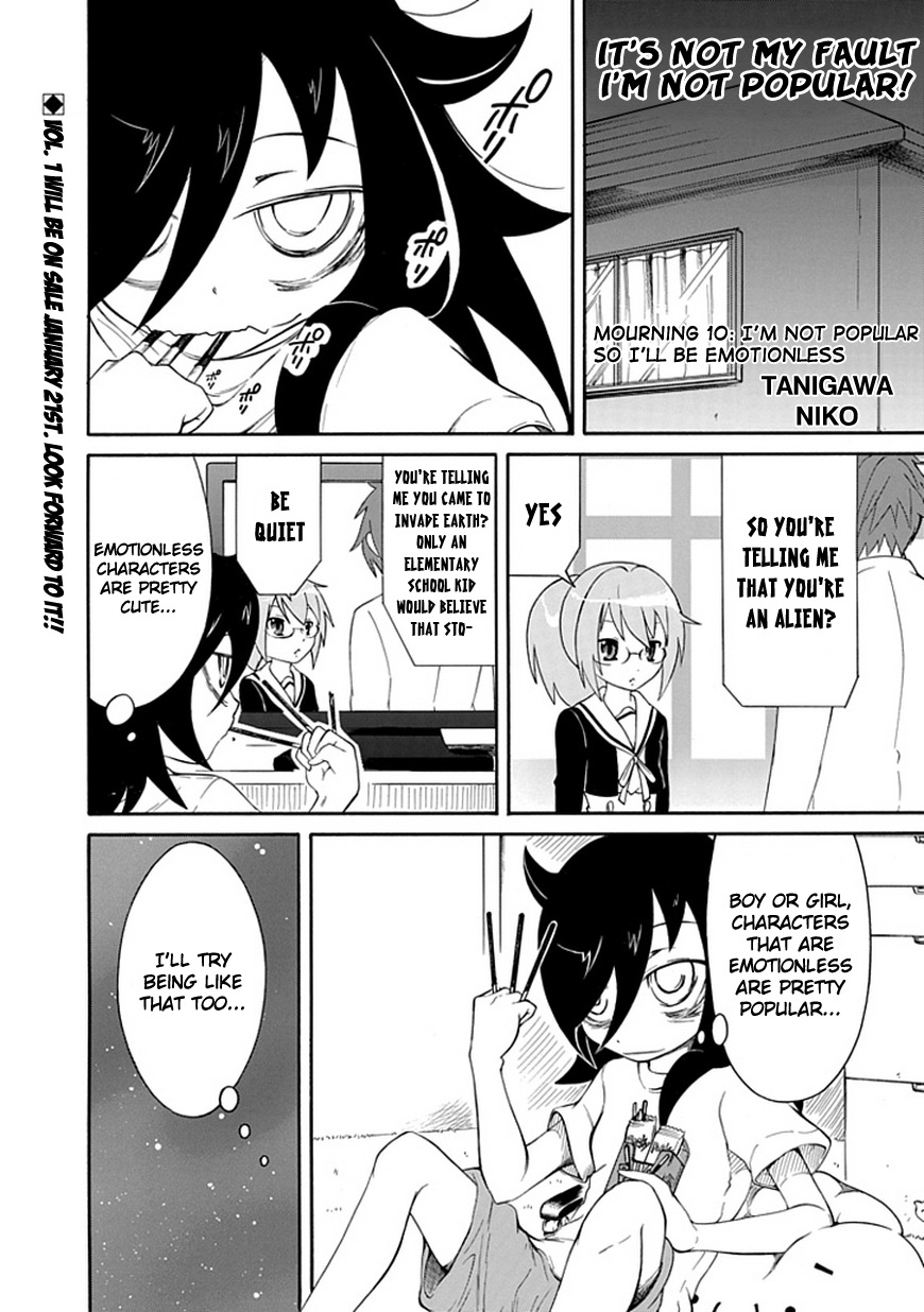It’s Not My Fault That I’m Not Popular! Chapter 10 - Page 1