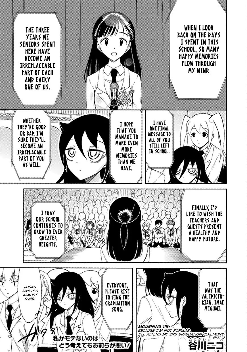 It’s Not My Fault That I’m Not Popular! Chapter 115.2 - Page 1