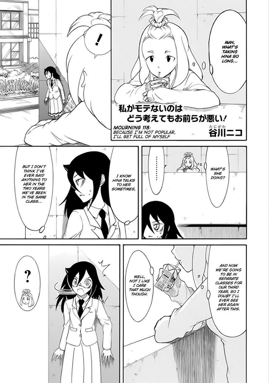 It’s Not My Fault That I’m Not Popular! Chapter 118 - Page 1