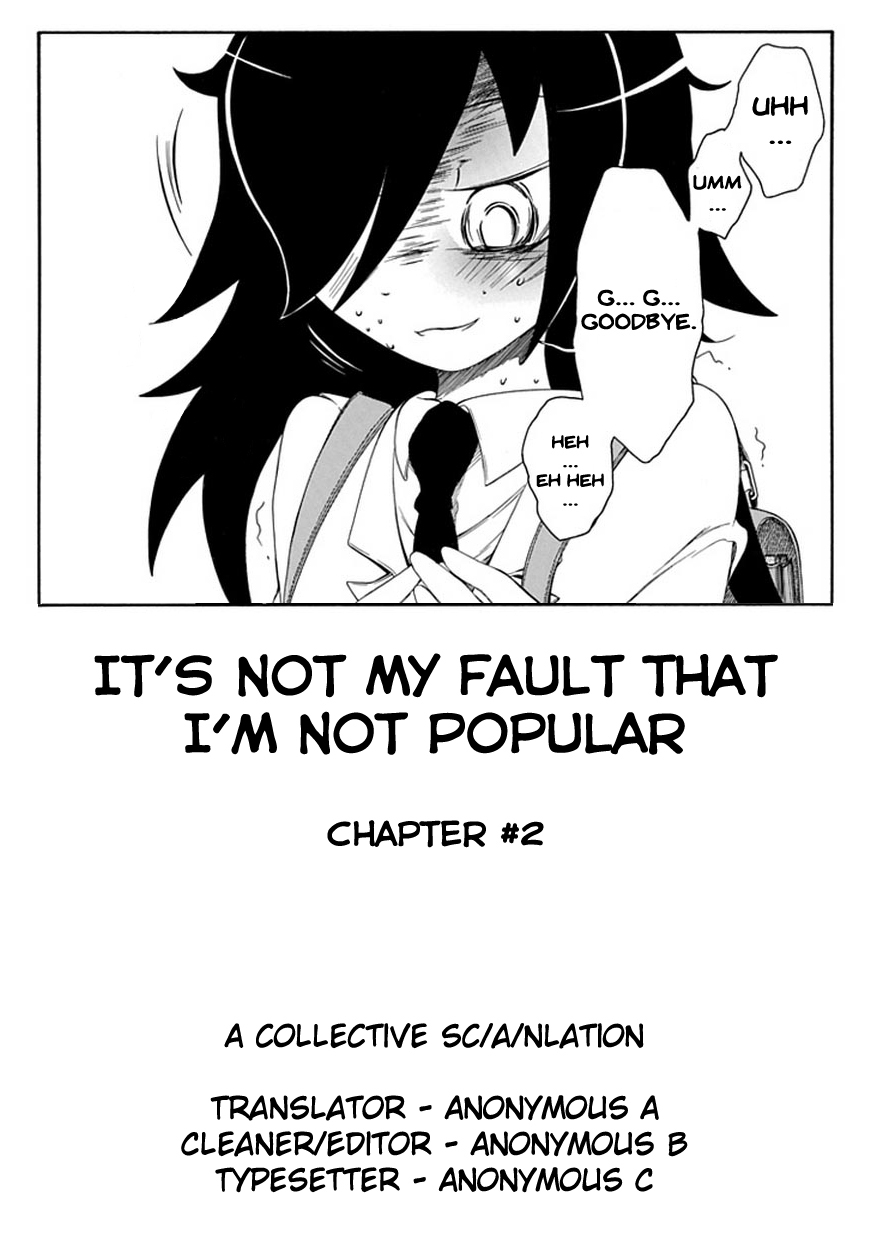 It’s Not My Fault That I’m Not Popular! Chapter 2 - Page 17