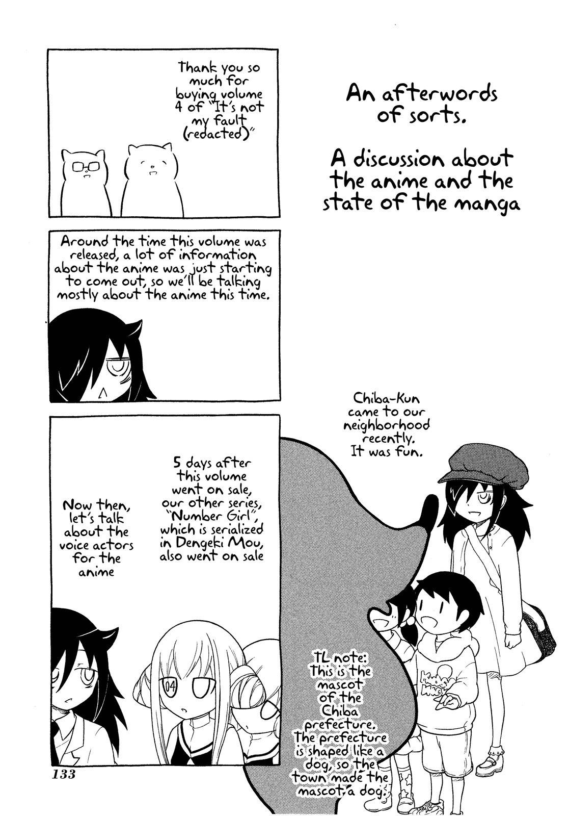 It’s Not My Fault That I’m Not Popular! Chapter 36.5 - Page 1