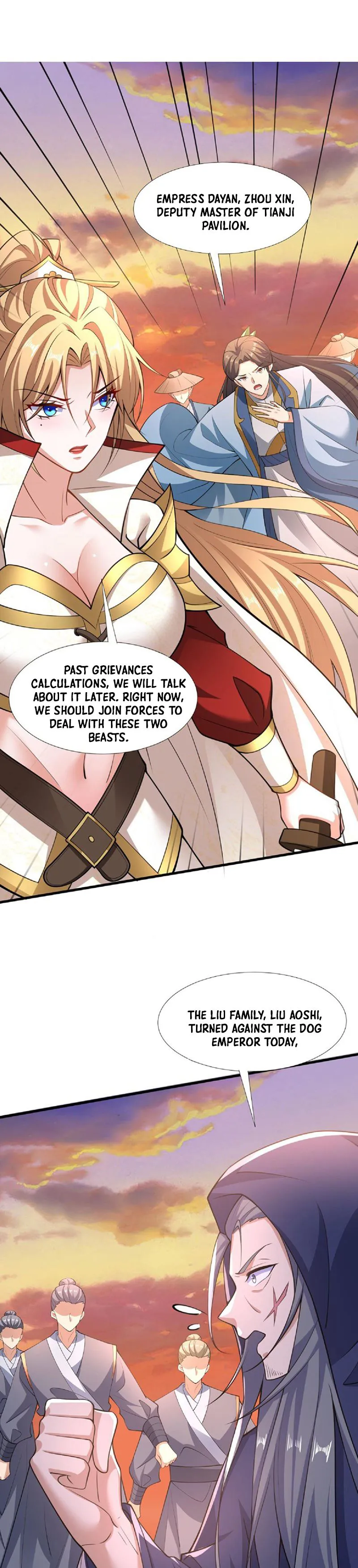 It’s Over! Empress’ Husband Is Actually Invincible Chapter 124 - Page 1