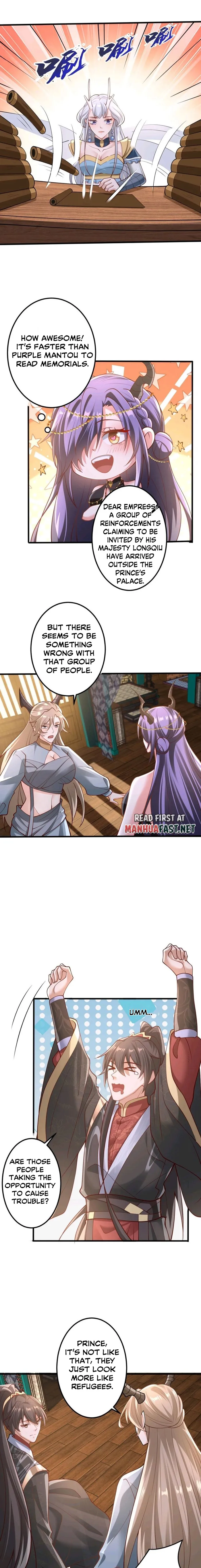 It’s Over! Empress’ Husband Is Actually Invincible Chapter 218 - Page 2
