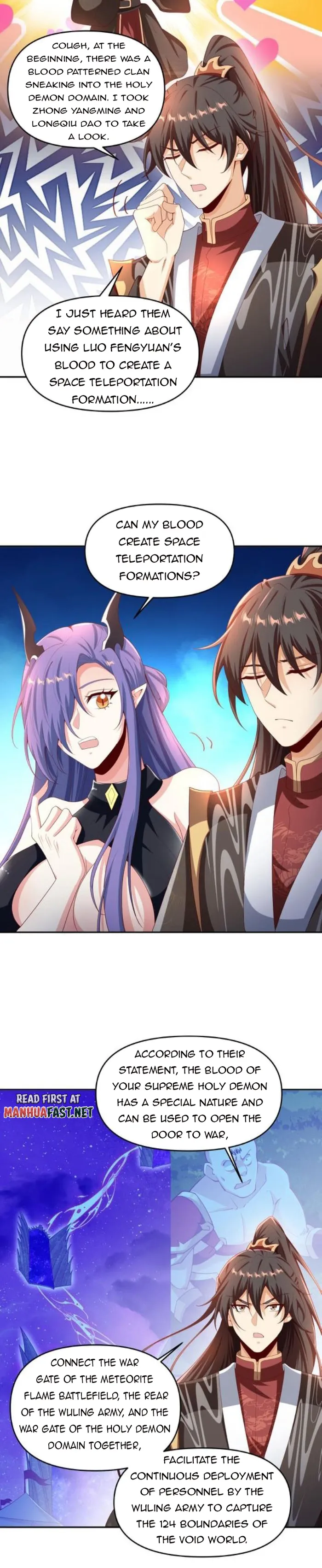 It’s Over! Empress’ Husband Is Actually Invincible Chapter 296 - Page 1
