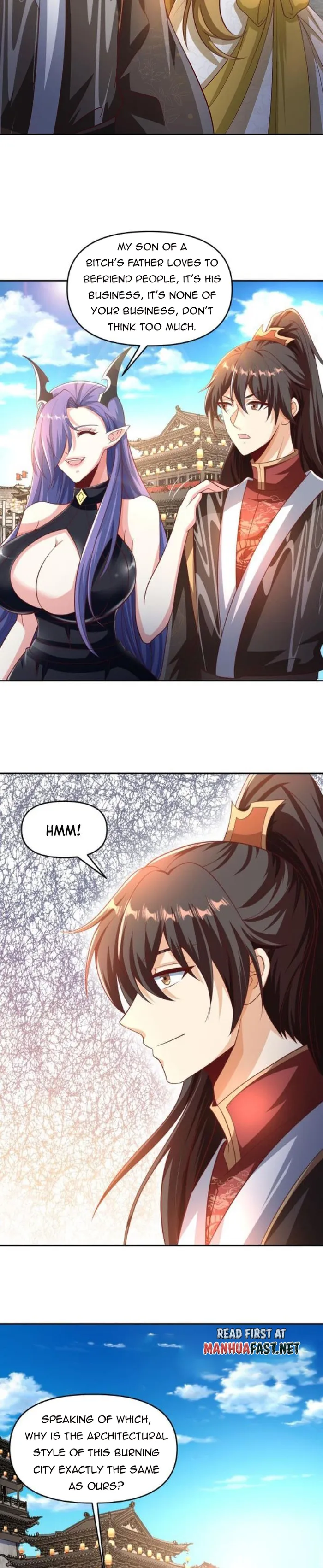 It’s Over! Empress’ Husband Is Actually Invincible Chapter 297 - Page 1