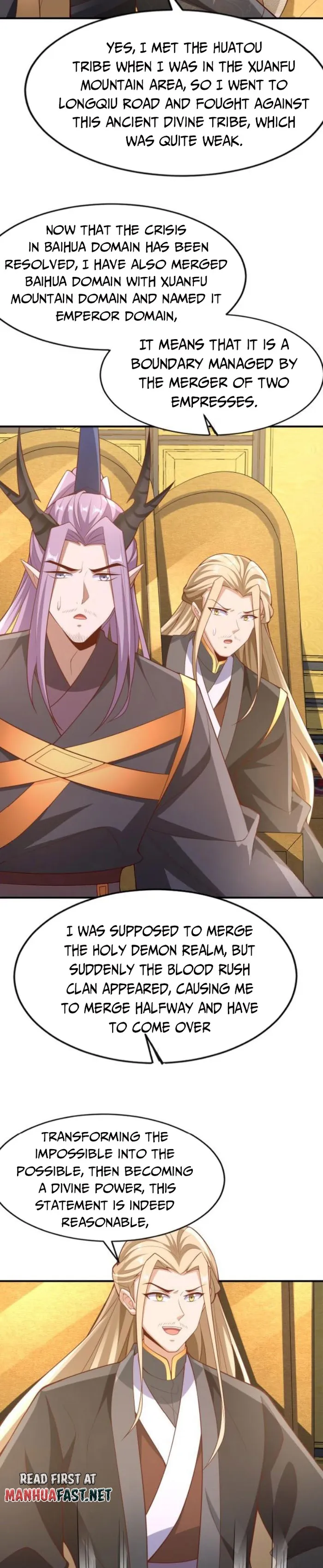 It’s Over! Empress’ Husband Is Actually Invincible Chapter 308 - Page 2