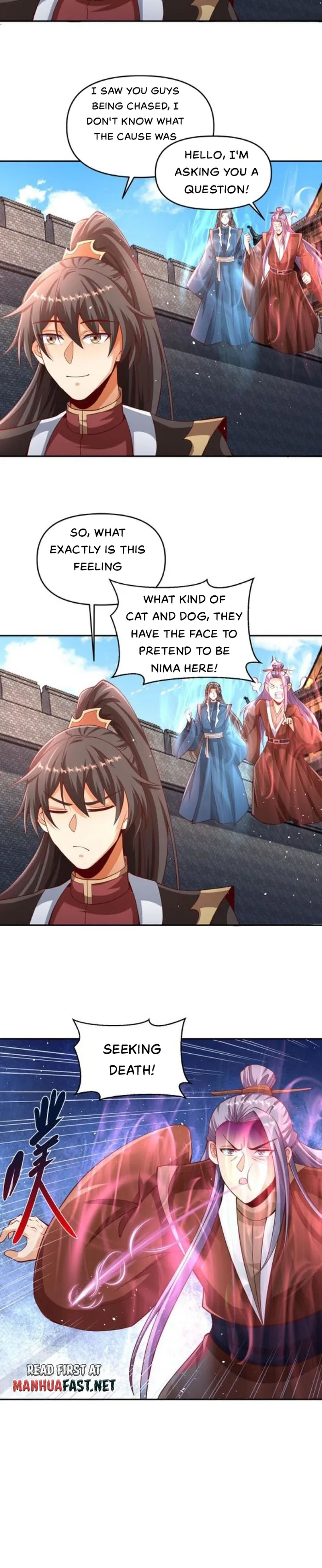 It’s Over! Empress’ Husband Is Actually Invincible Chapter 317 - Page 1