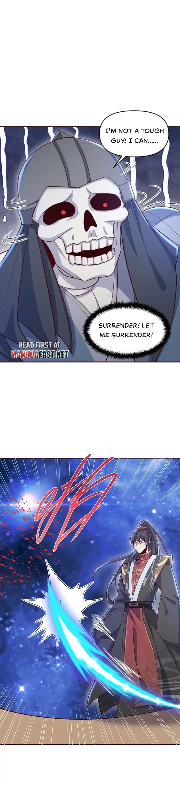 It’s Over! Empress’ Husband Is Actually Invincible Chapter 348 - Page 1