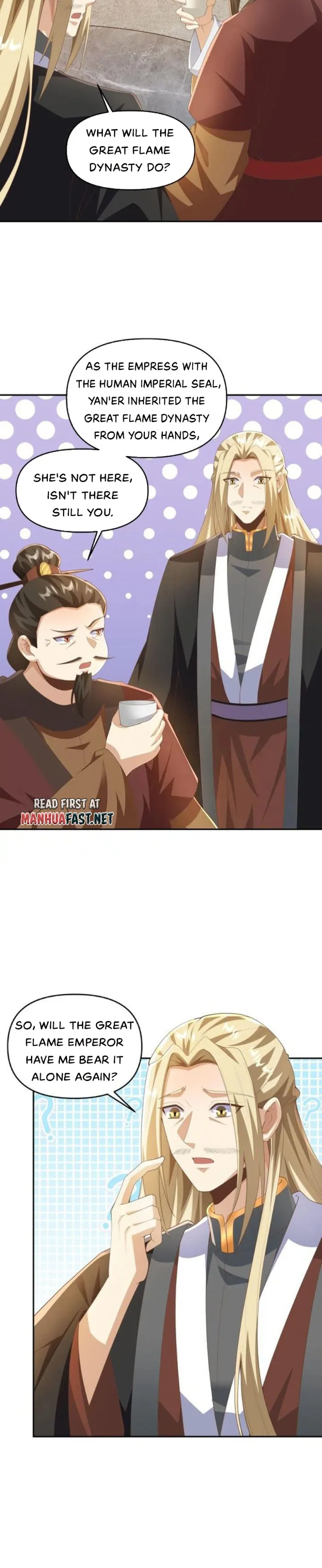 It’s Over! Empress’ Husband Is Actually Invincible Chapter 349 - Page 1