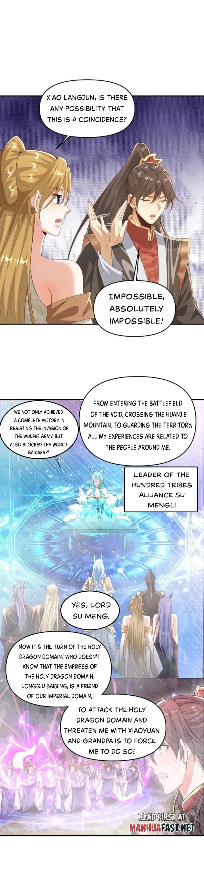 It’s Over! Empress’ Husband Is Actually Invincible Chapter 367 - Page 1