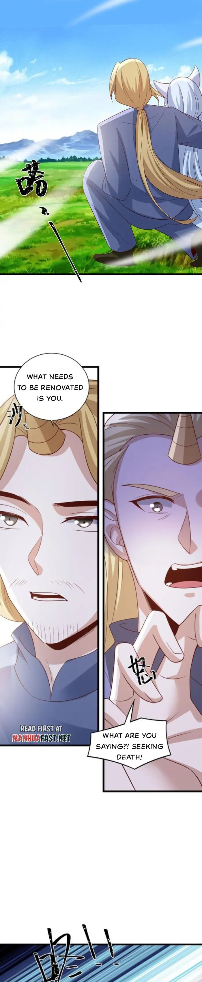 It’s Over! Empress’ Husband Is Actually Invincible Chapter 374 - Page 1