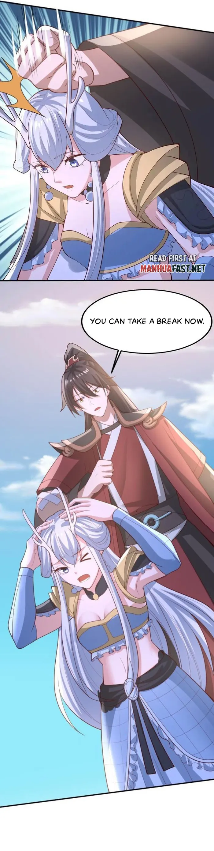 It’s Over! Empress’ Husband Is Actually Invincible Chapter 375 - Page 1