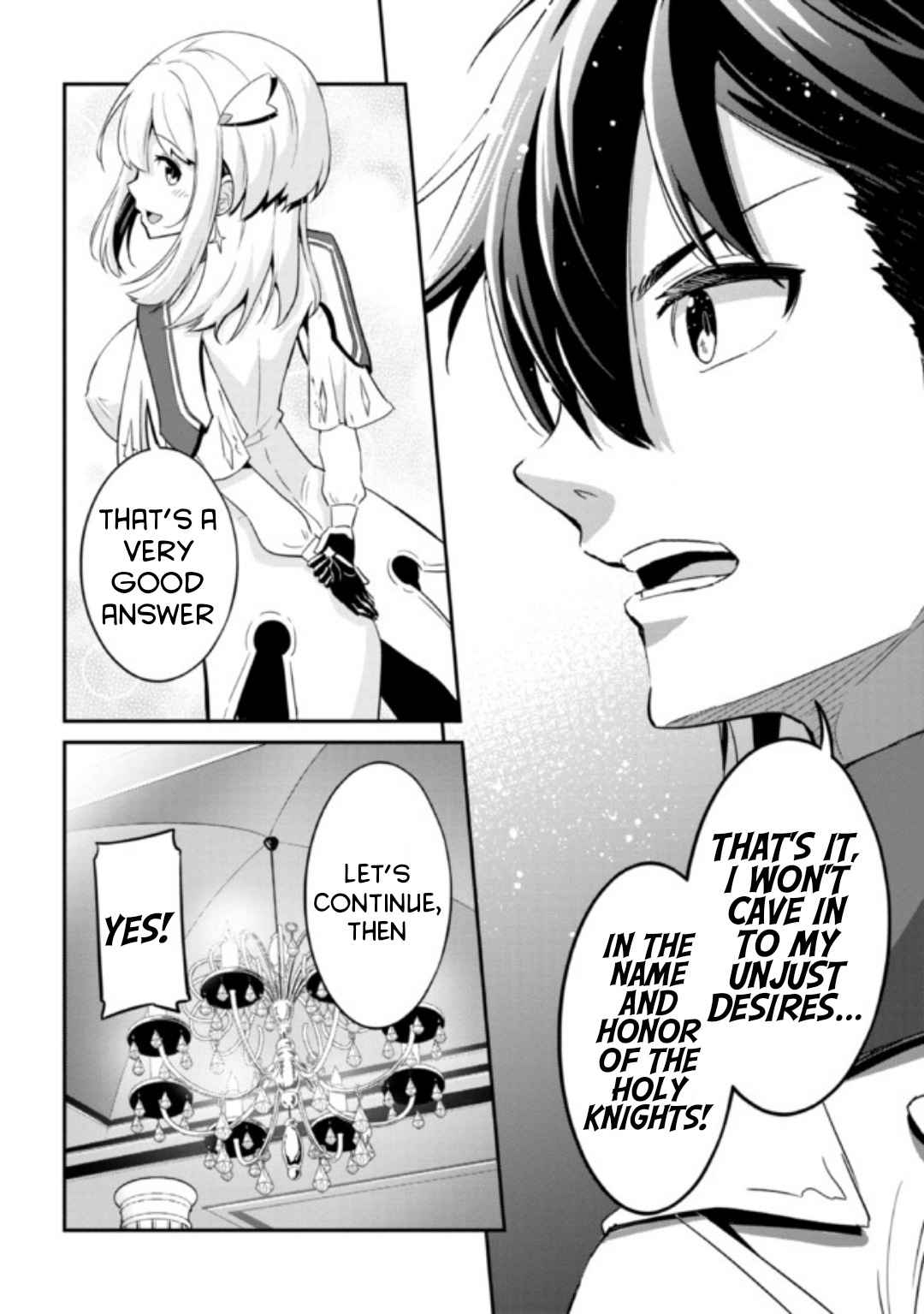 I’ve Become a Holy Knight, but the Commander’s Breasts Are Too Amazing to Cleanse My Soul Chapter 1 - Page 17