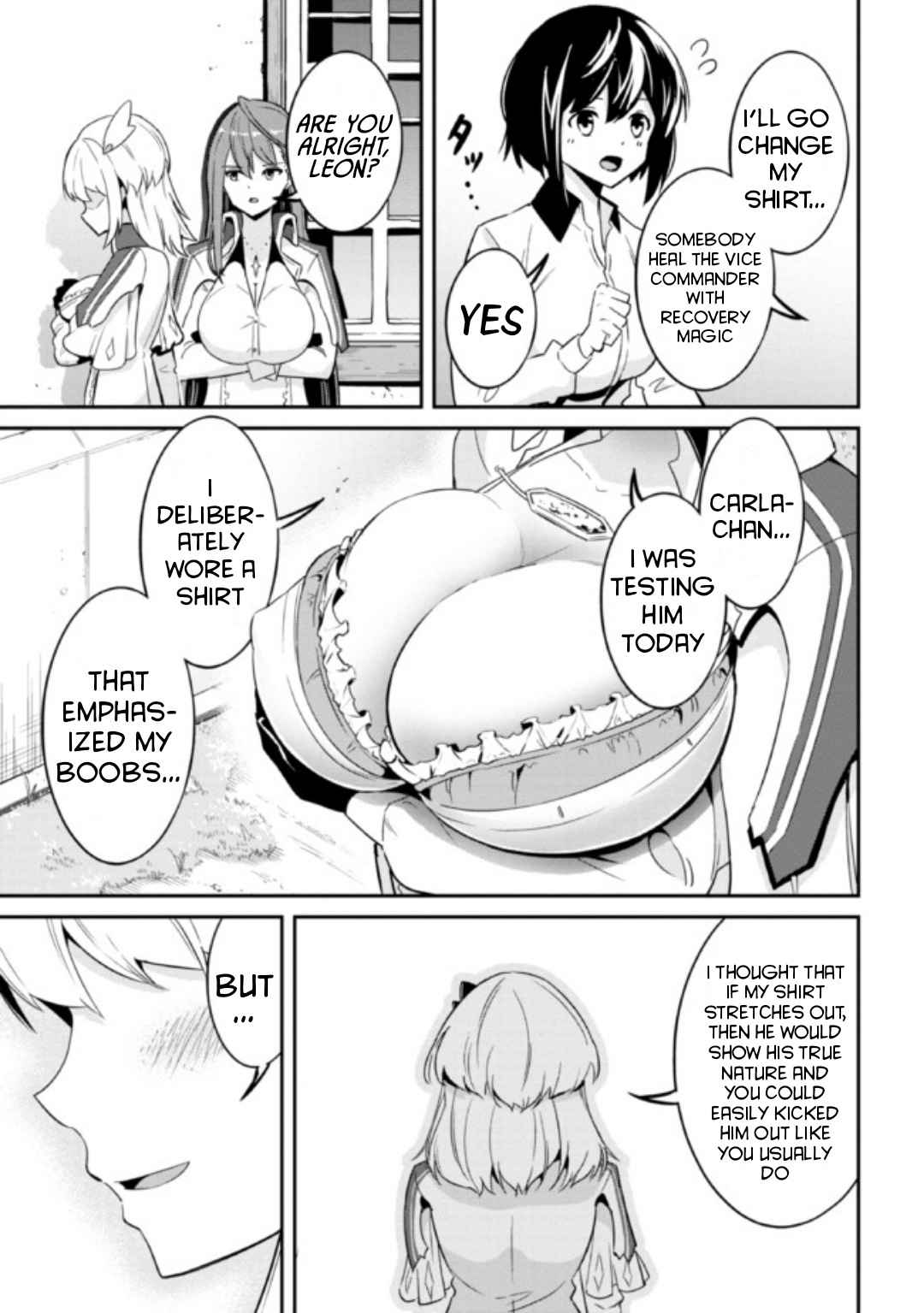 I’ve Become a Holy Knight, but the Commander’s Breasts Are Too Amazing to Cleanse My Soul Chapter 1 - Page 34