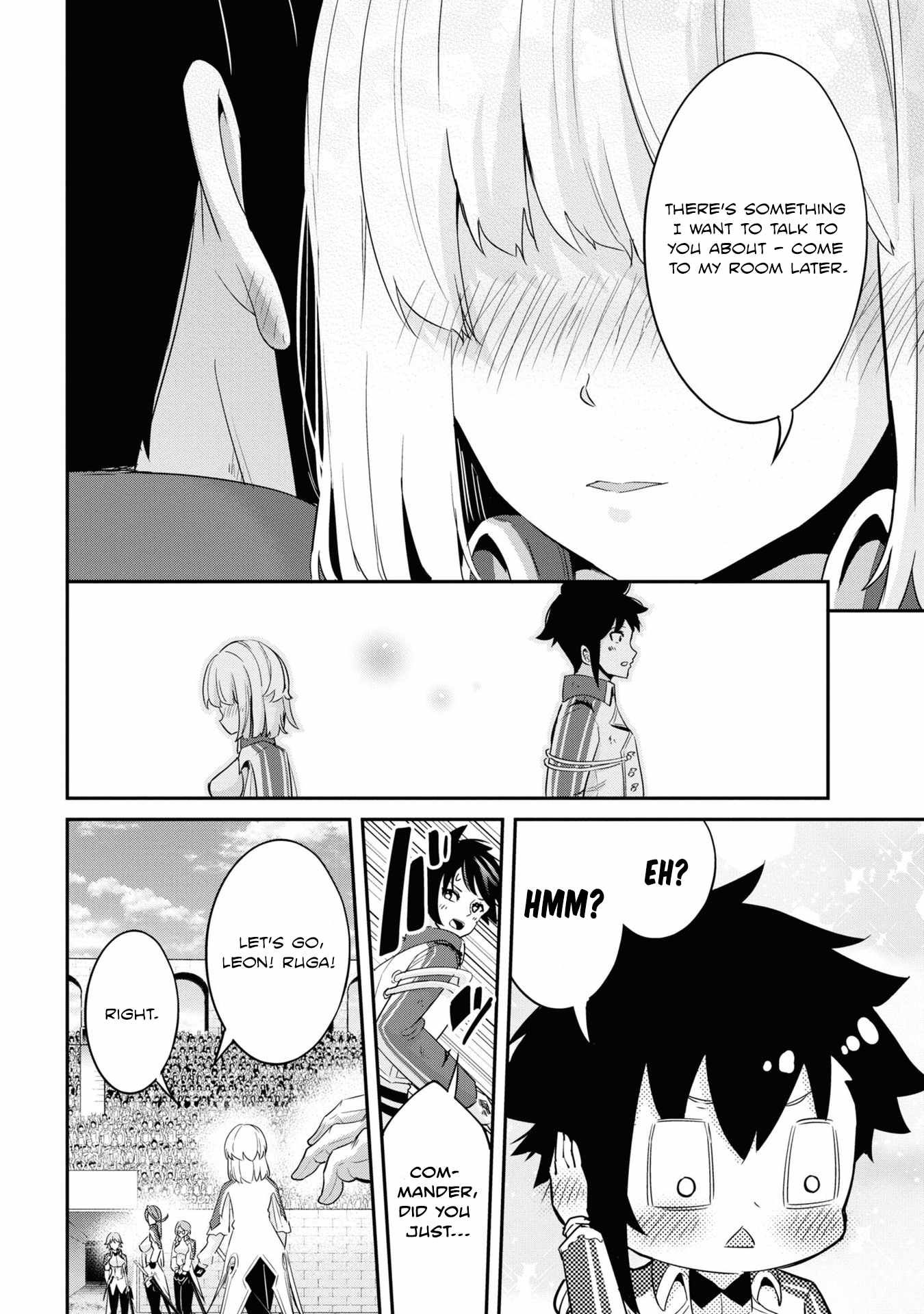 I’ve Become a Holy Knight, but the Commander’s Breasts Are Too Amazing to Cleanse My Soul Chapter 10 - Page 14
