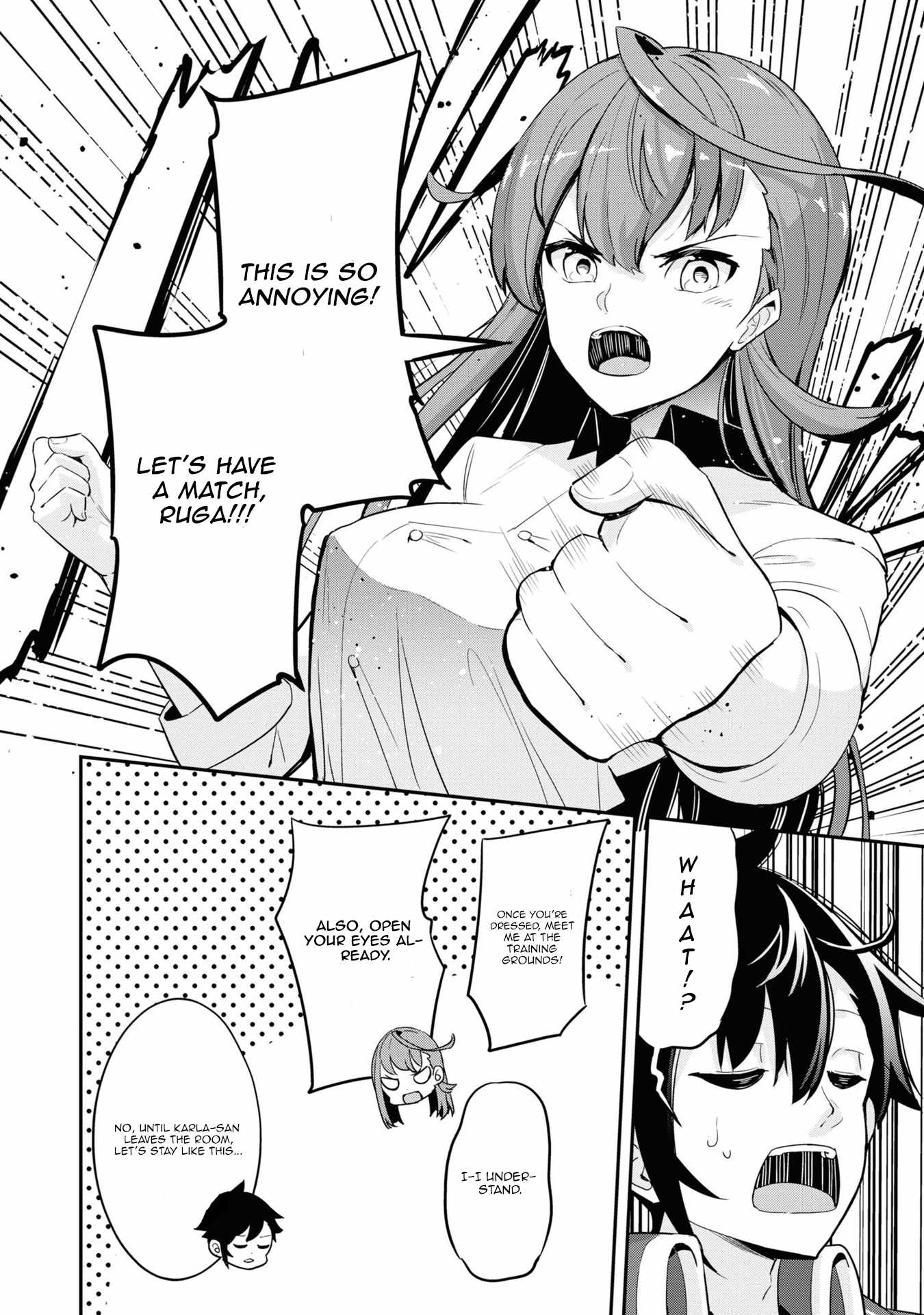 I’ve Become a Holy Knight, but the Commander’s Breasts Are Too Amazing to Cleanse My Soul Chapter 2 - Page 16