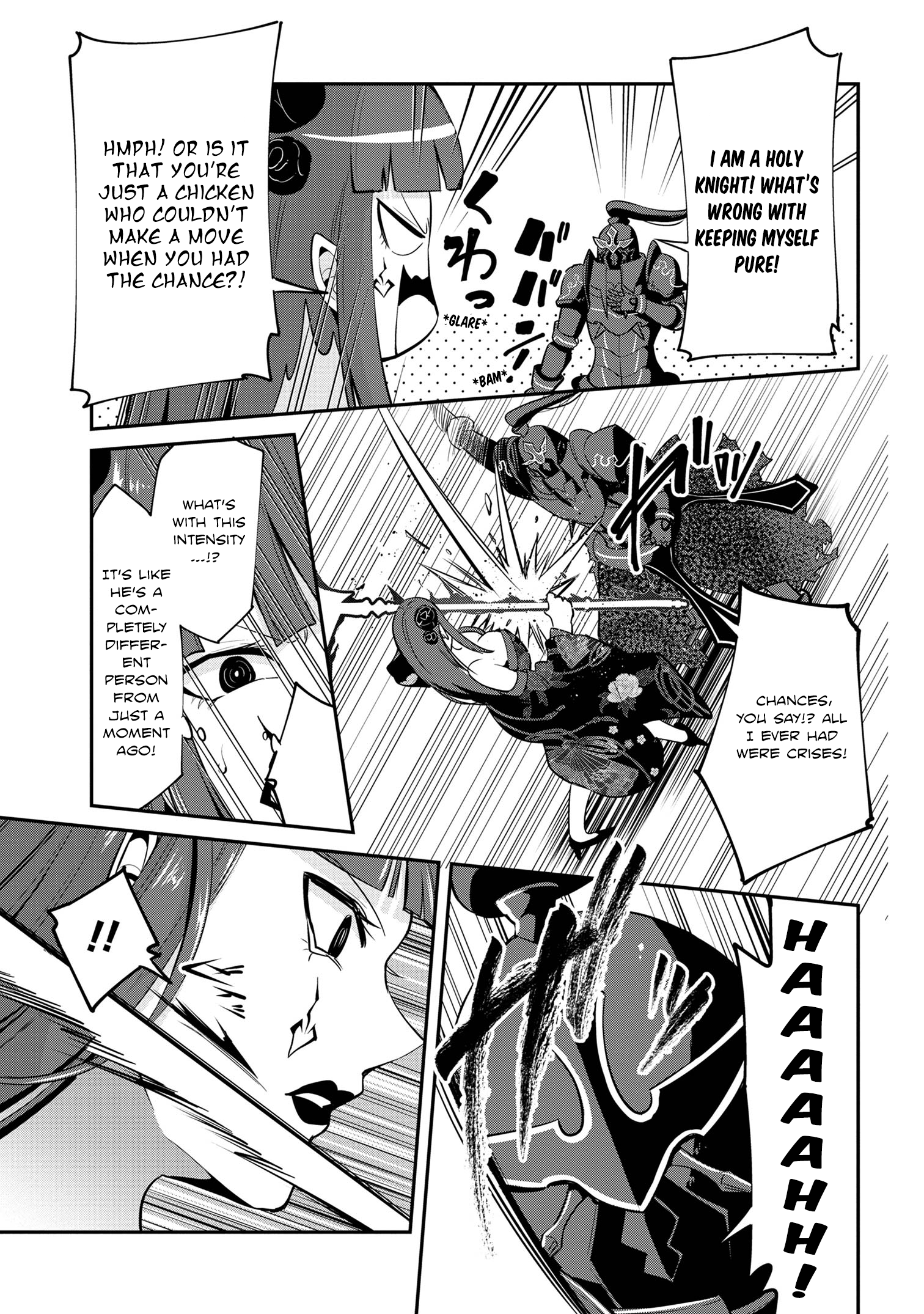 I’ve Become a Holy Knight, but the Commander’s Breasts Are Too Amazing to Cleanse My Soul Chapter 24 - Page 3
