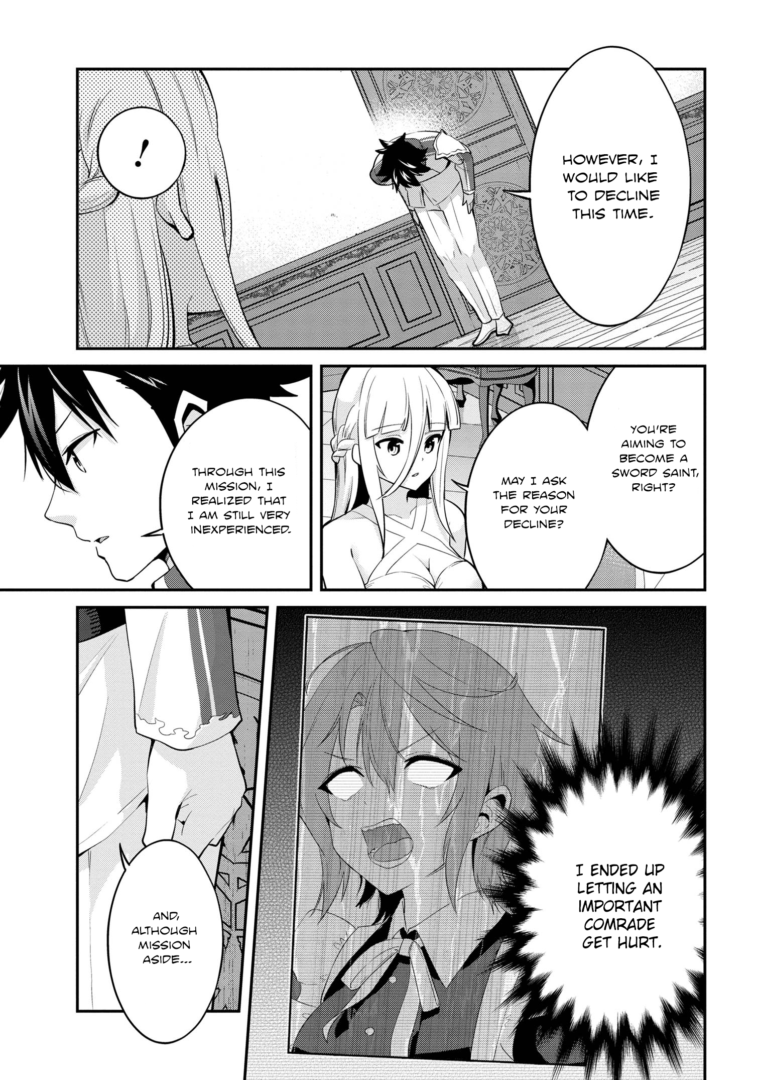 I’ve Become a Holy Knight, but the Commander’s Breasts Are Too Amazing to Cleanse My Soul Chapter 26 - Page 15
