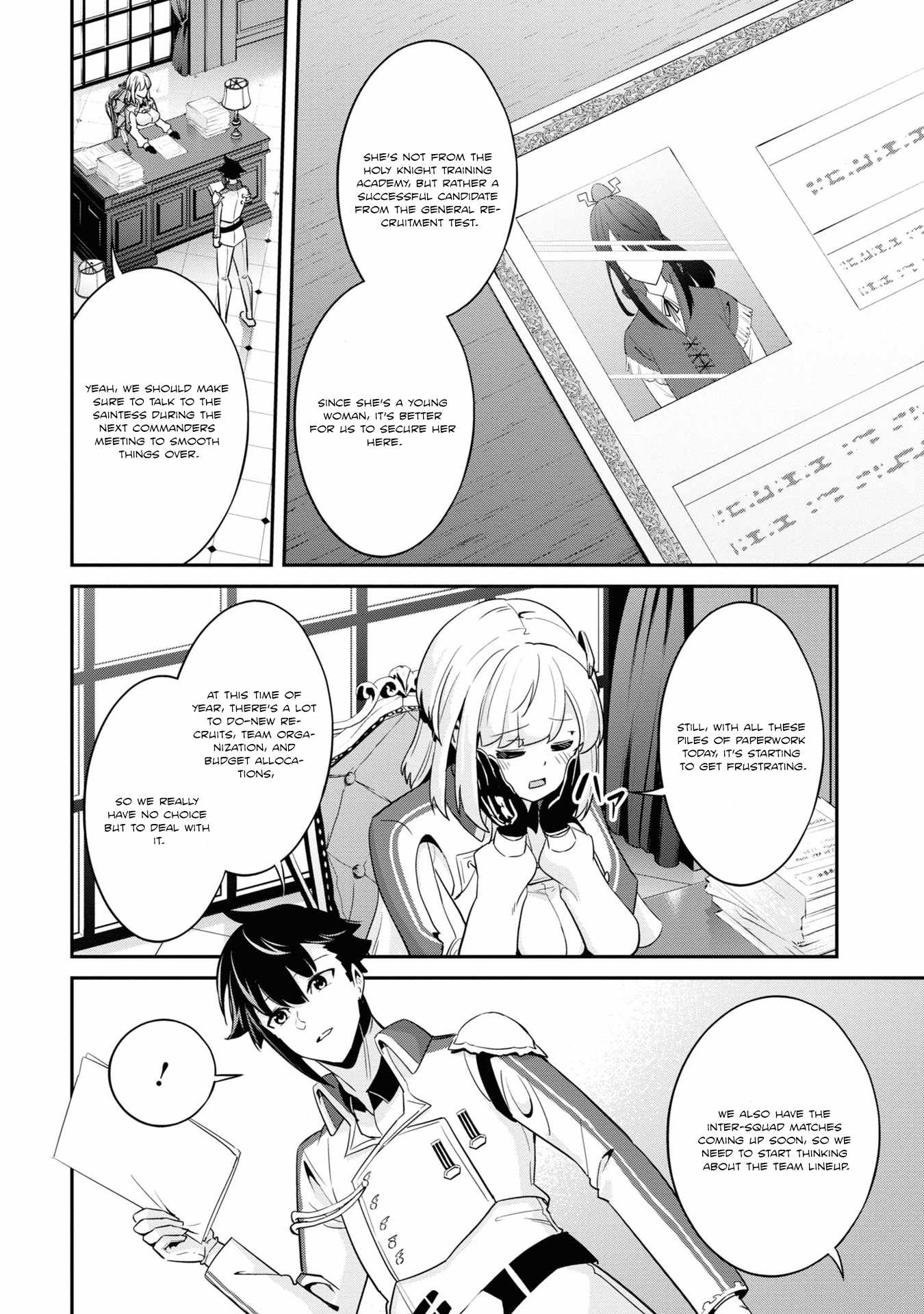 I’ve Become a Holy Knight, but the Commander’s Breasts Are Too Amazing to Cleanse My Soul Chapter 4 - Page 10