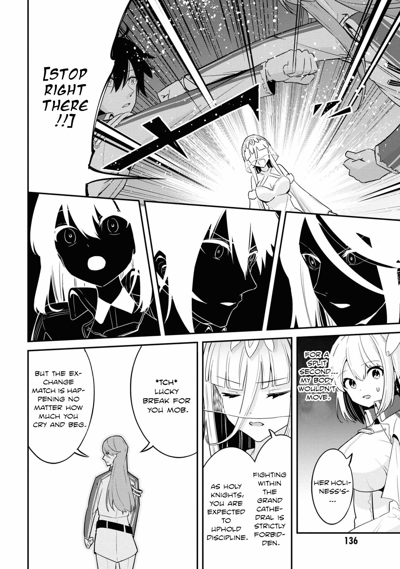 I’ve Become a Holy Knight, but the Commander’s Breasts Are Too Amazing to Cleanse My Soul Chapter 6 - Page 14