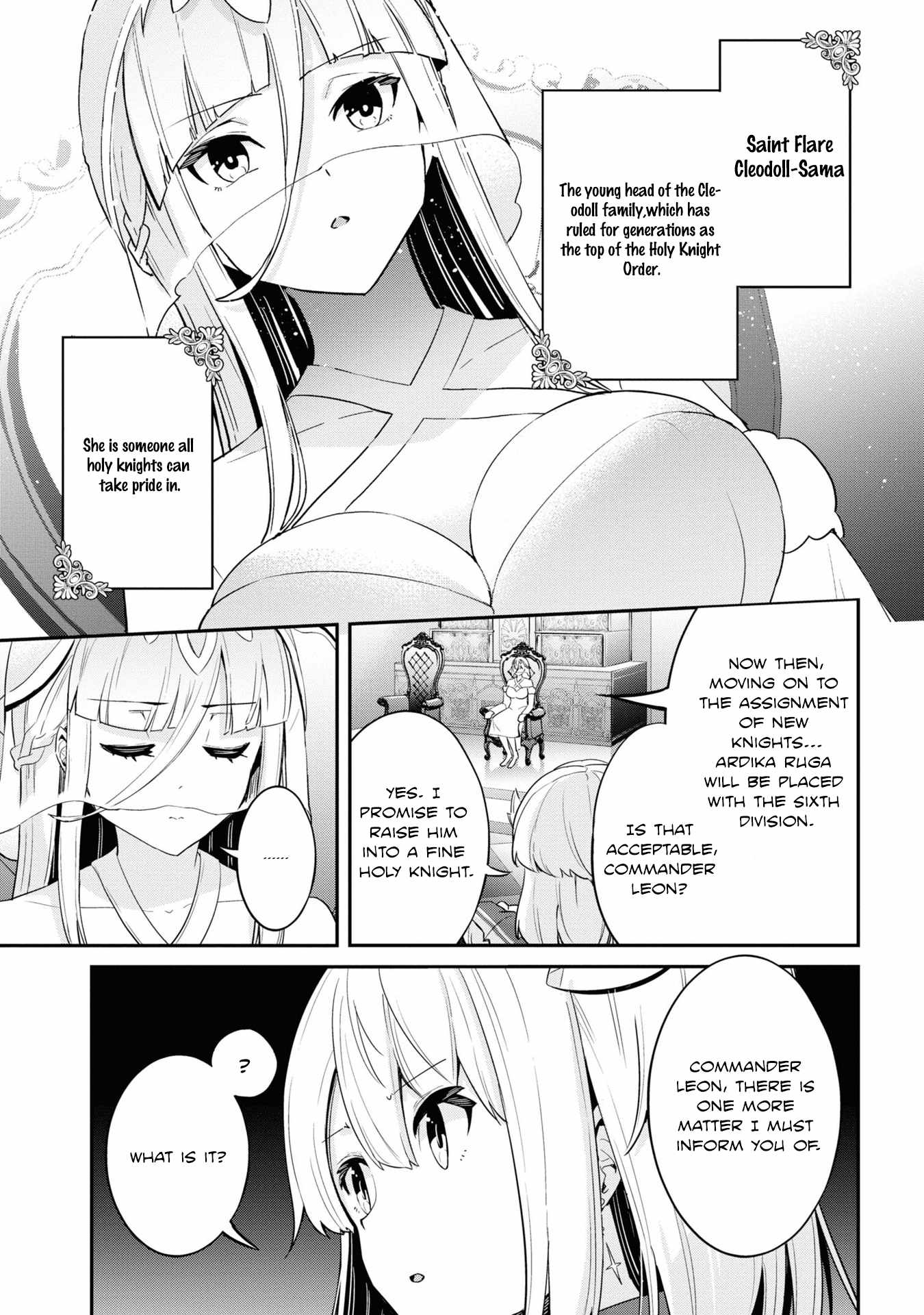 I’ve Become a Holy Knight, but the Commander’s Breasts Are Too Amazing to Cleanse My Soul Chapter 6 - Page 5