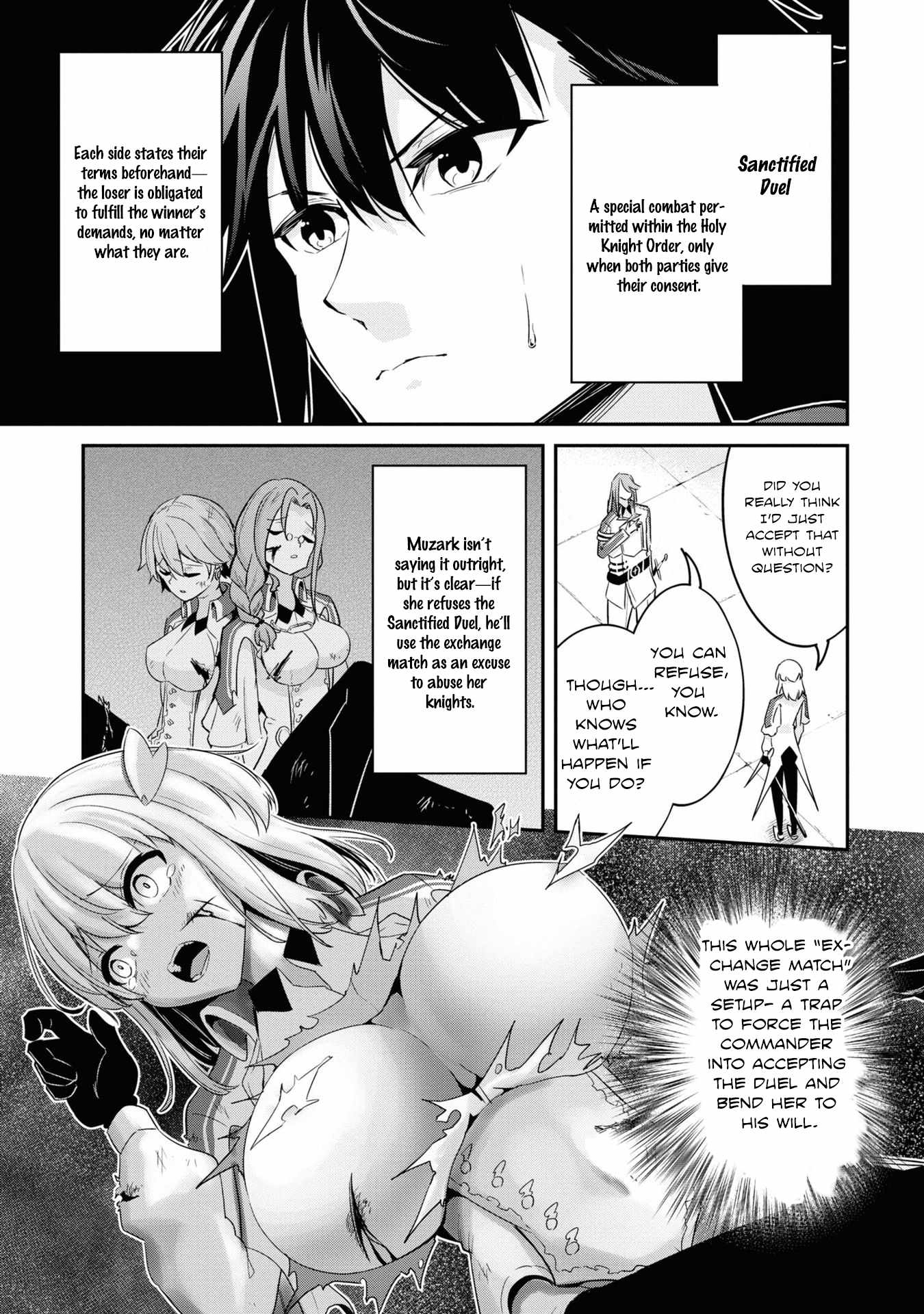 I’ve Become a Holy Knight, but the Commander’s Breasts Are Too Amazing to Cleanse My Soul Chapter 7 - Page 11