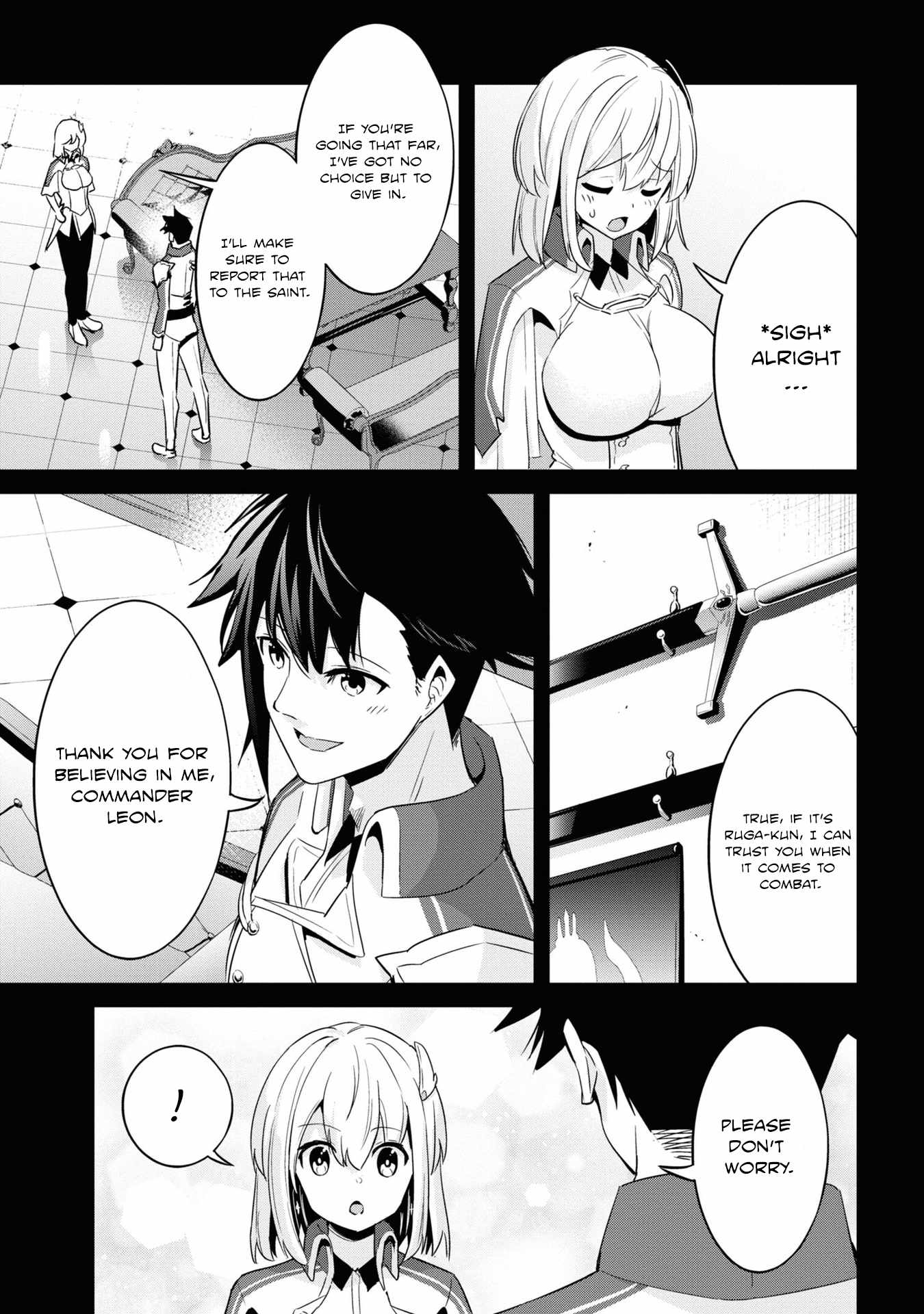 I’ve Become a Holy Knight, but the Commander’s Breasts Are Too Amazing to Cleanse My Soul Chapter 8 - Page 3