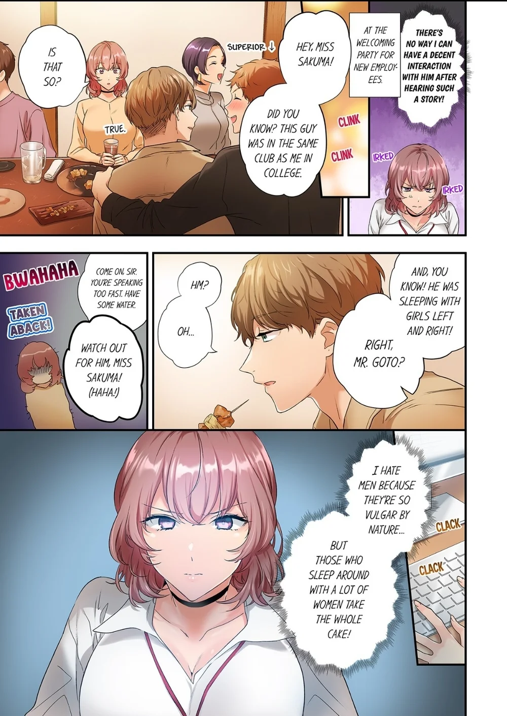 I’ve Never Been So Naughty, but… -Overwhelming Sex in Heat With a Co-worker I Hate- Chapter 1 - Page 4