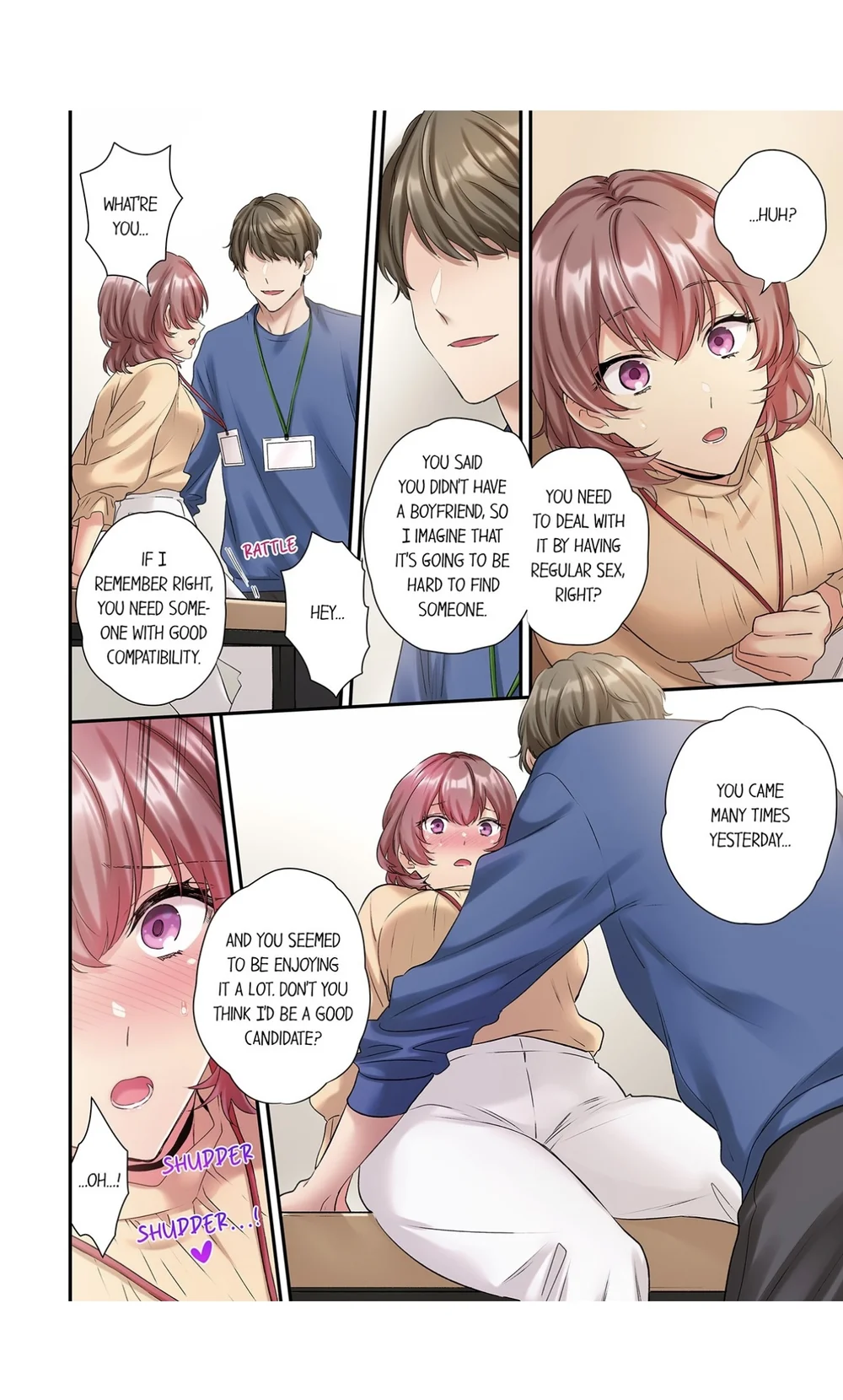 I’ve Never Been So Naughty, but… -Overwhelming Sex in Heat With a Co-worker I Hate- Chapter 5 - Page 1