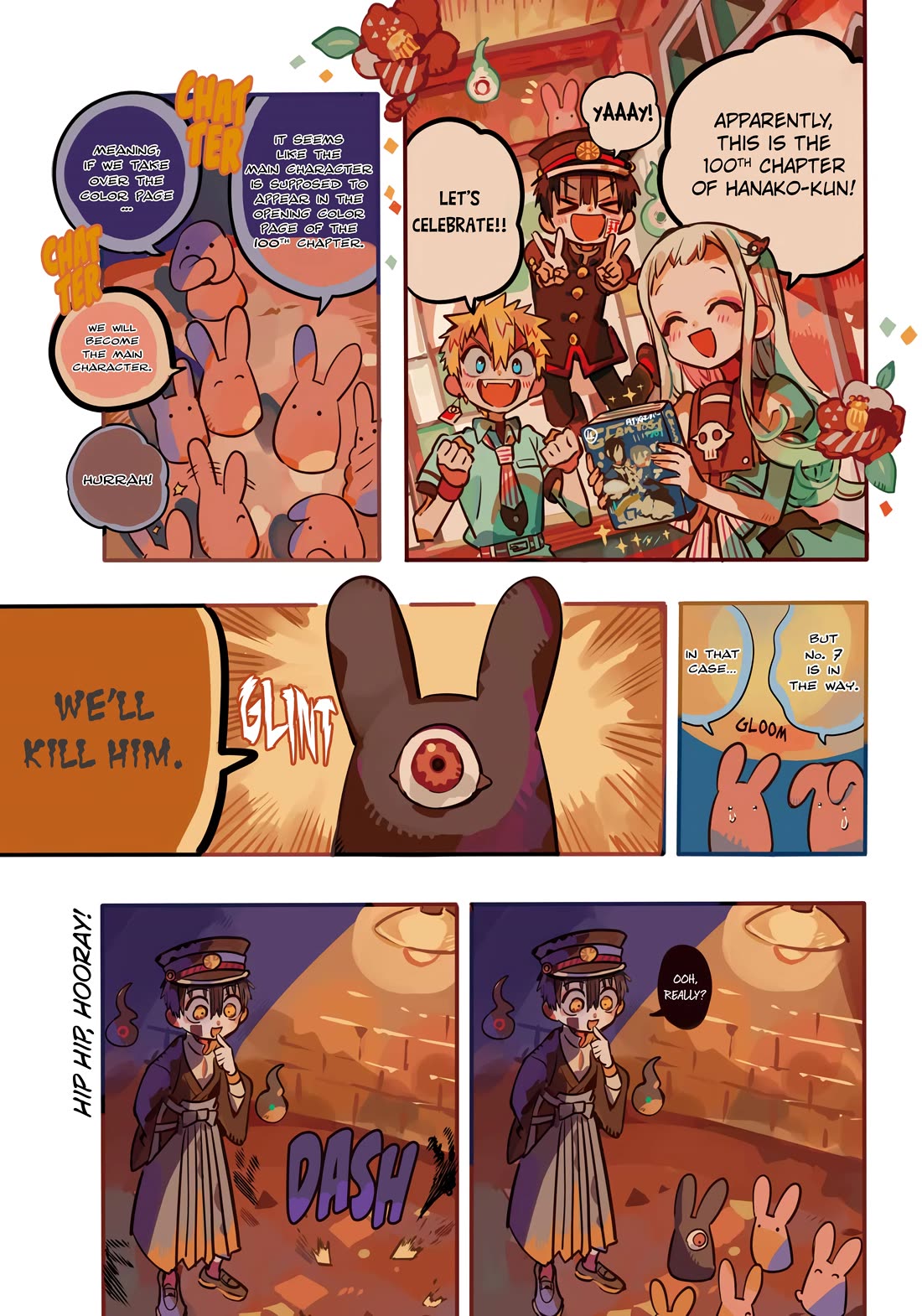 Jibaku Shounen Hanako-kun Chapter 100 - Page 2