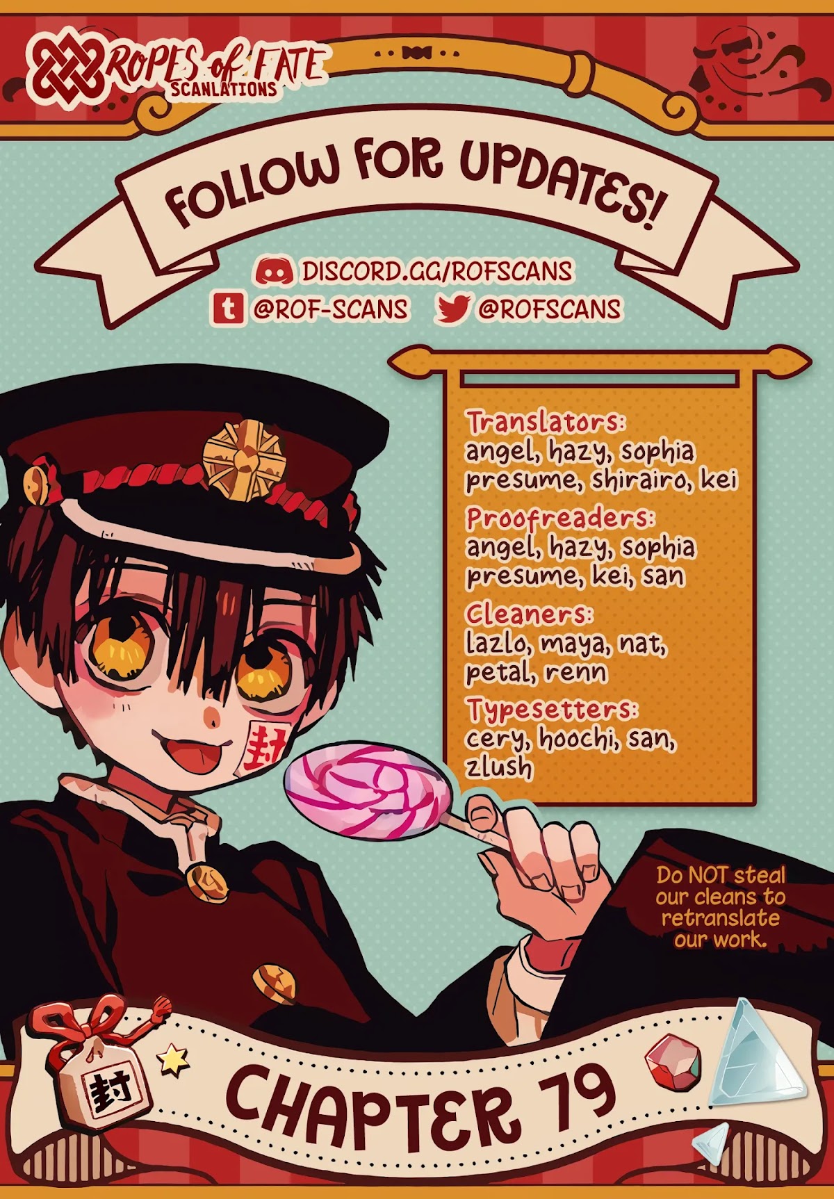 Jibaku Shounen Hanako-kun Chapter 79 - Page 1