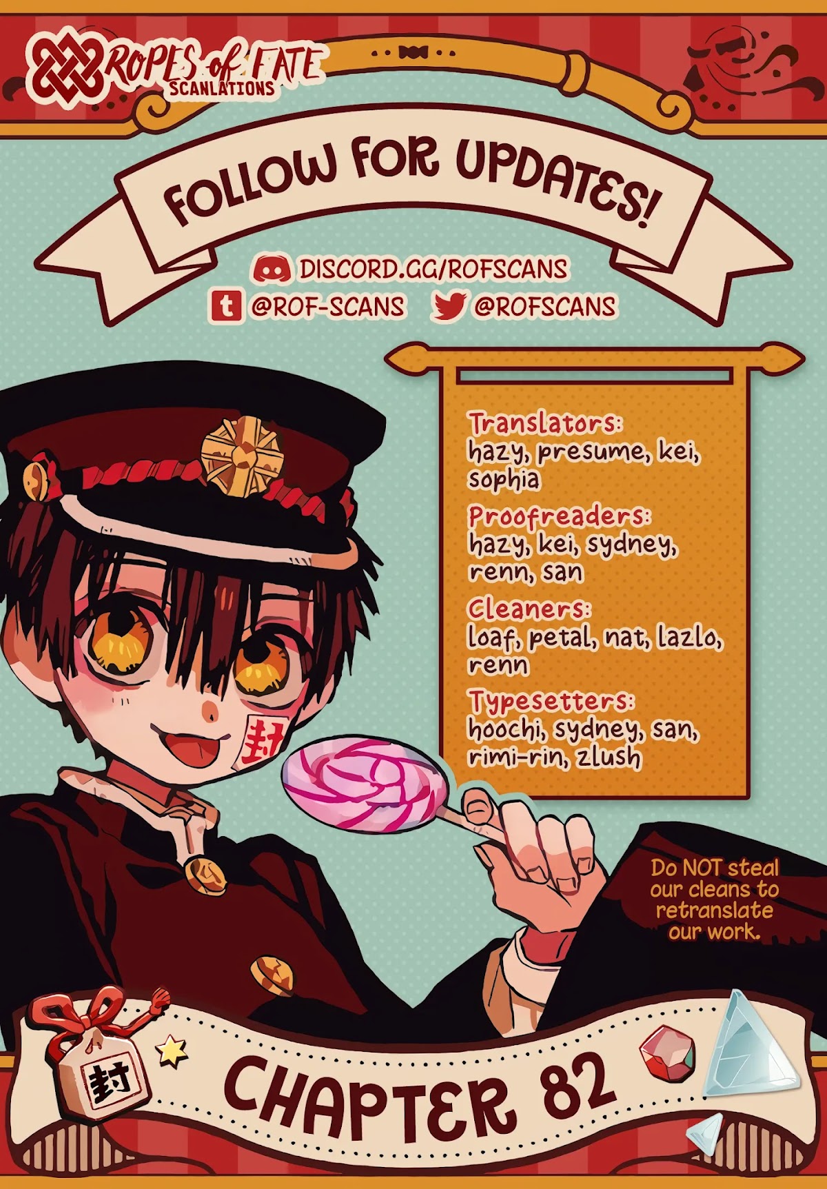 Jibaku Shounen Hanako-kun Chapter 82 - Page 1