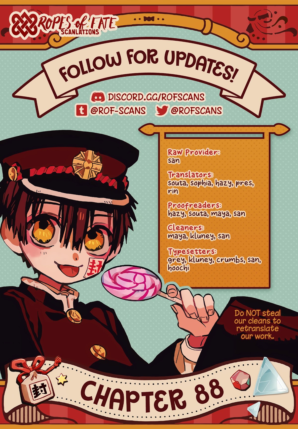Jibaku Shounen Hanako-kun Chapter 88 - Page 1