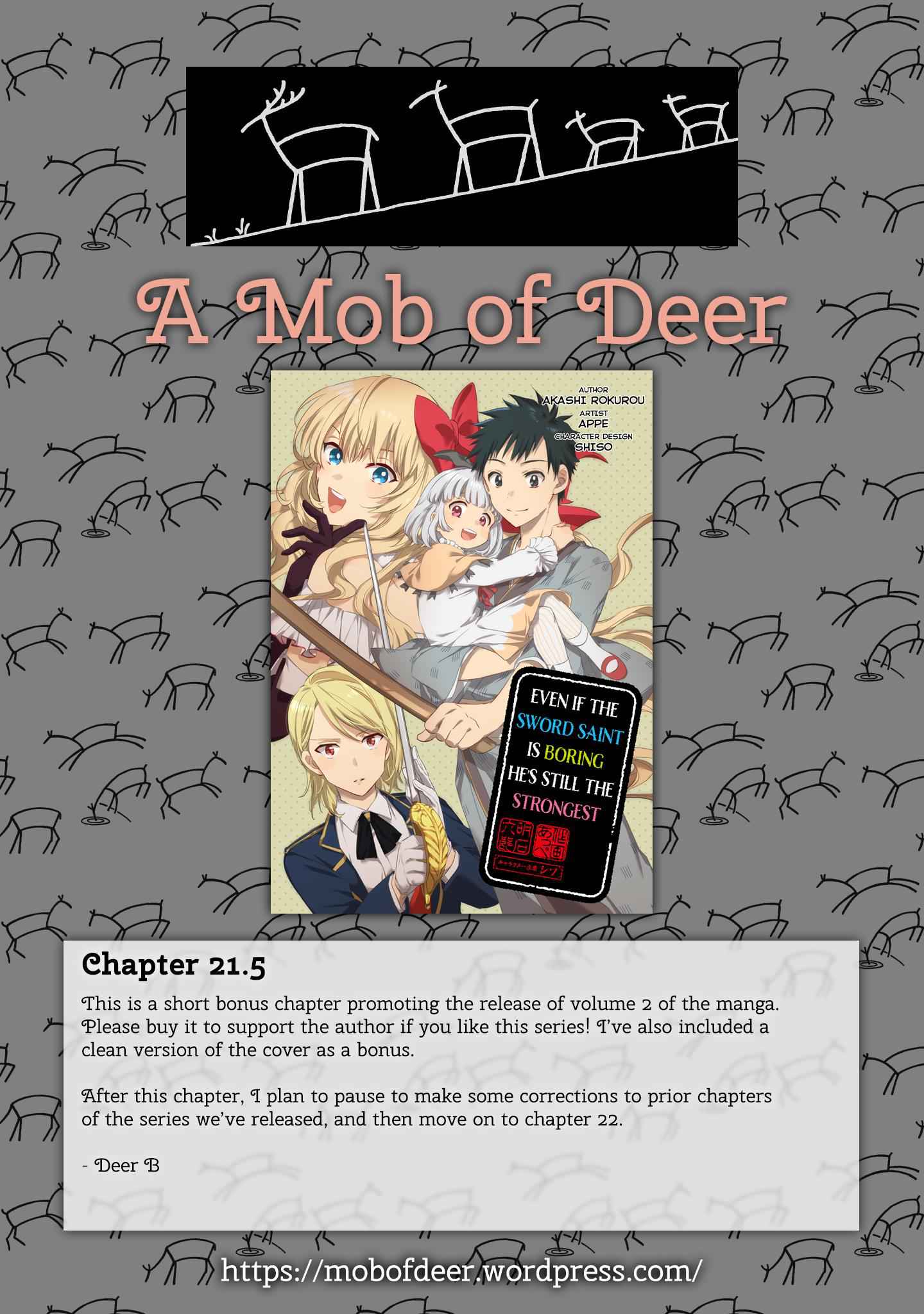 Jimi na Kensei wa Sore Demo Saikyou Desu Chapter 21.5 - Page 1