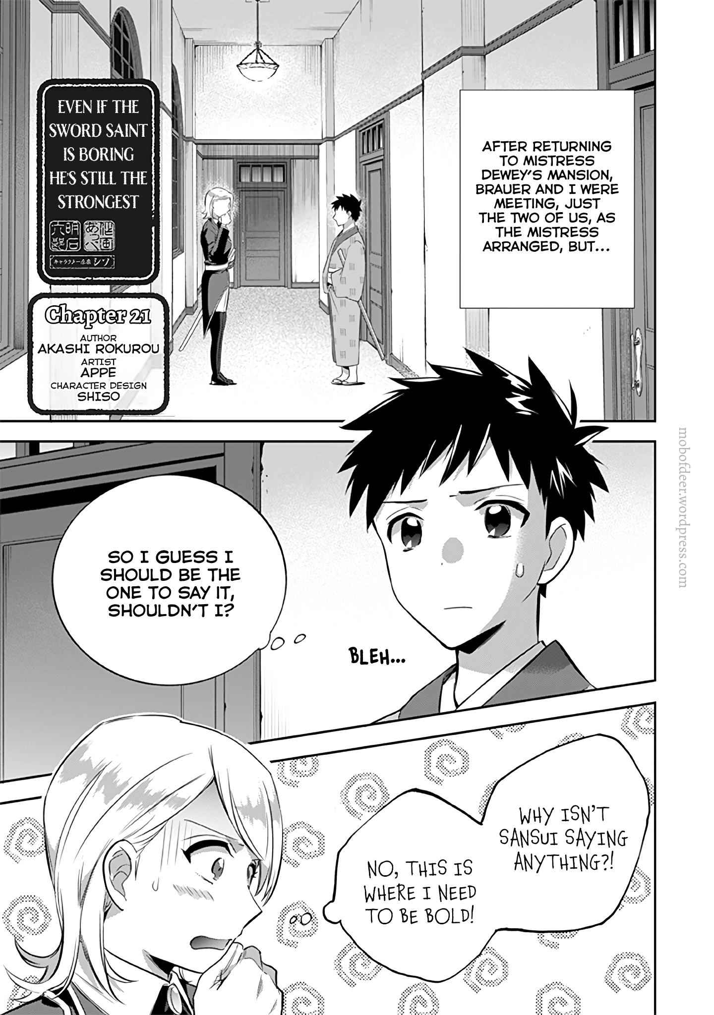 Jimi na Kensei wa Sore Demo Saikyou Desu Chapter 21 - Page 2