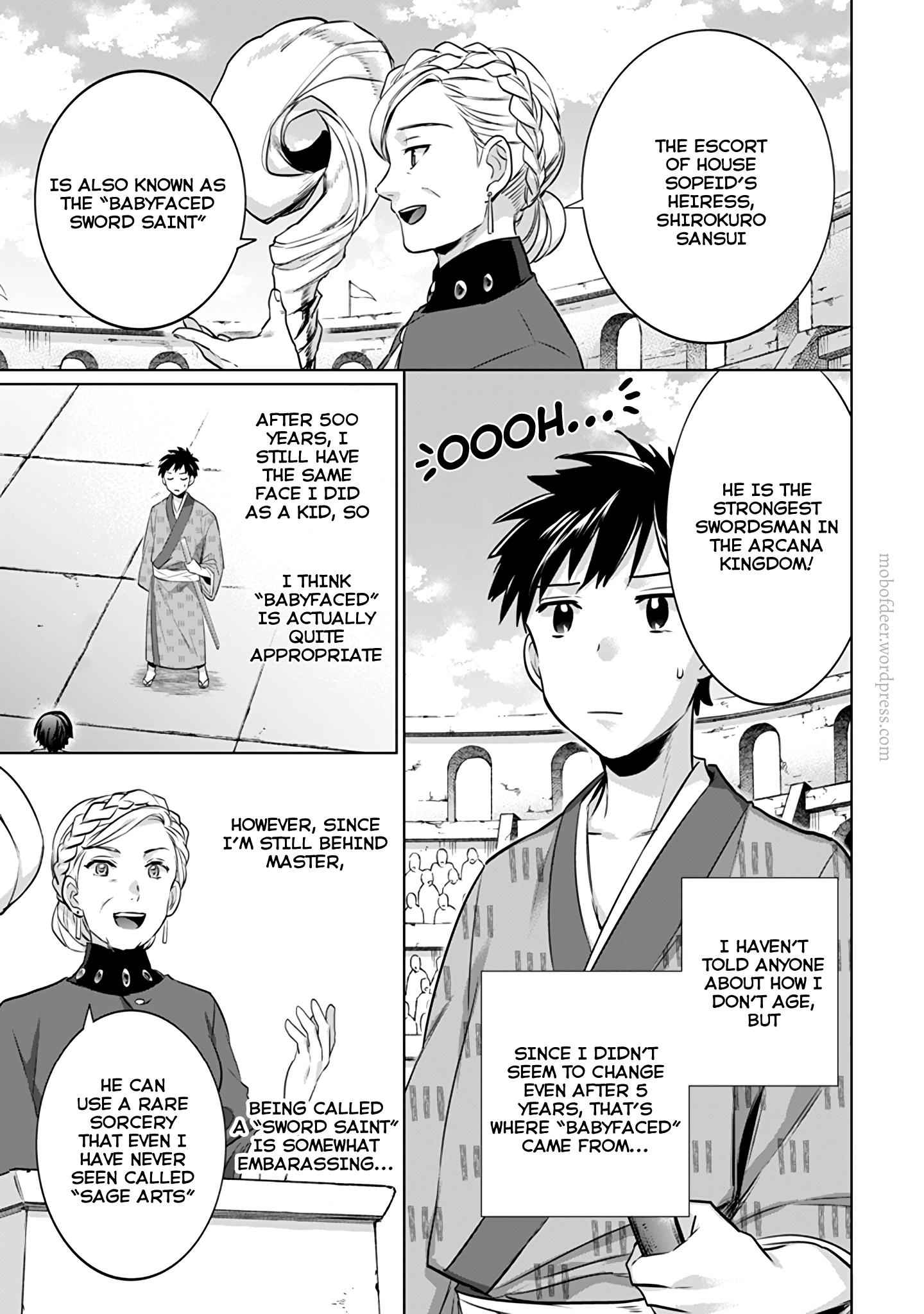 Jimi na Kensei wa Sore Demo Saikyou Desu Chapter 8 - Page 4