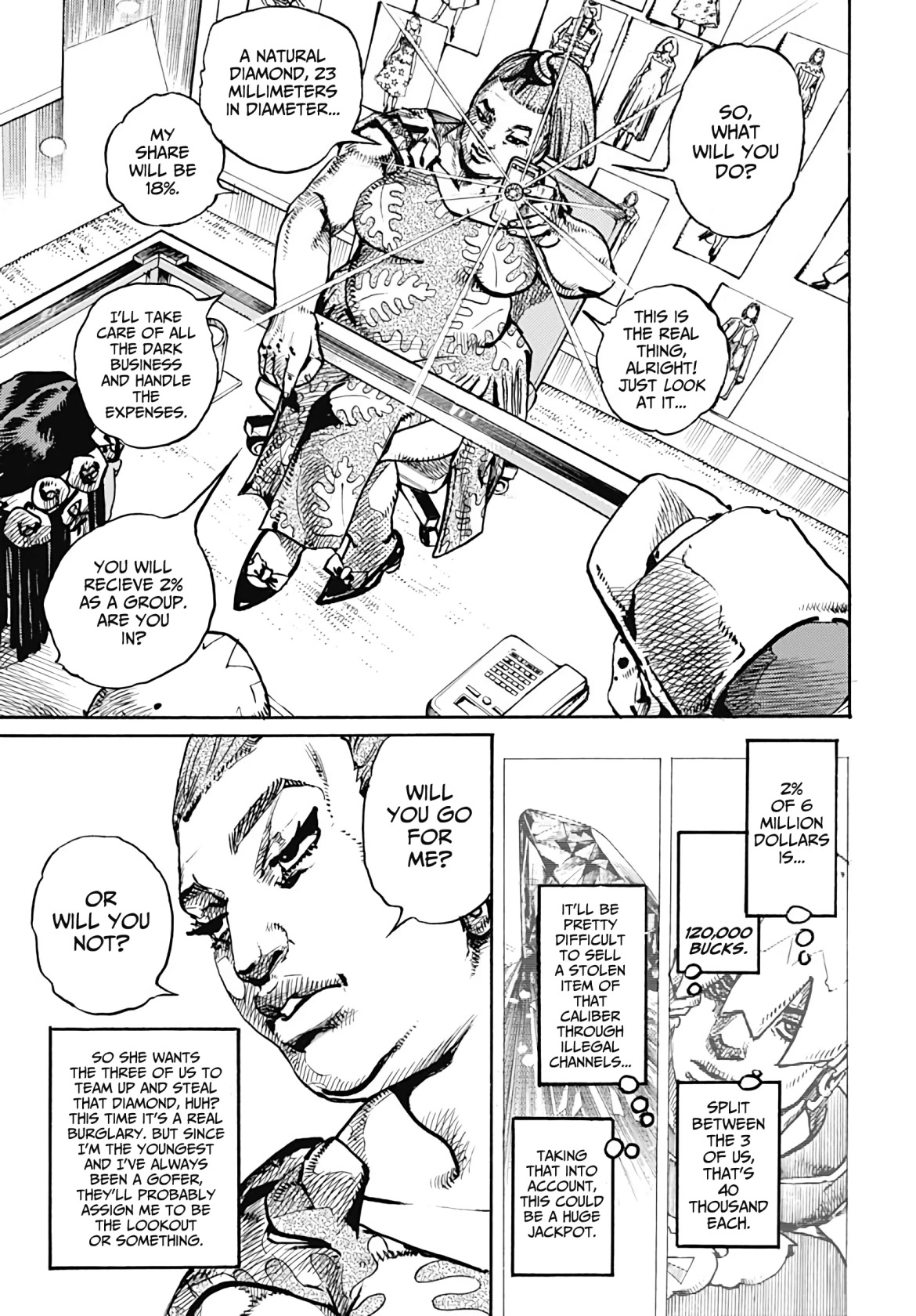 JoJo’s Bizarre Adventure Part 9 – The JOJOLands Chapter 1 - Page 56