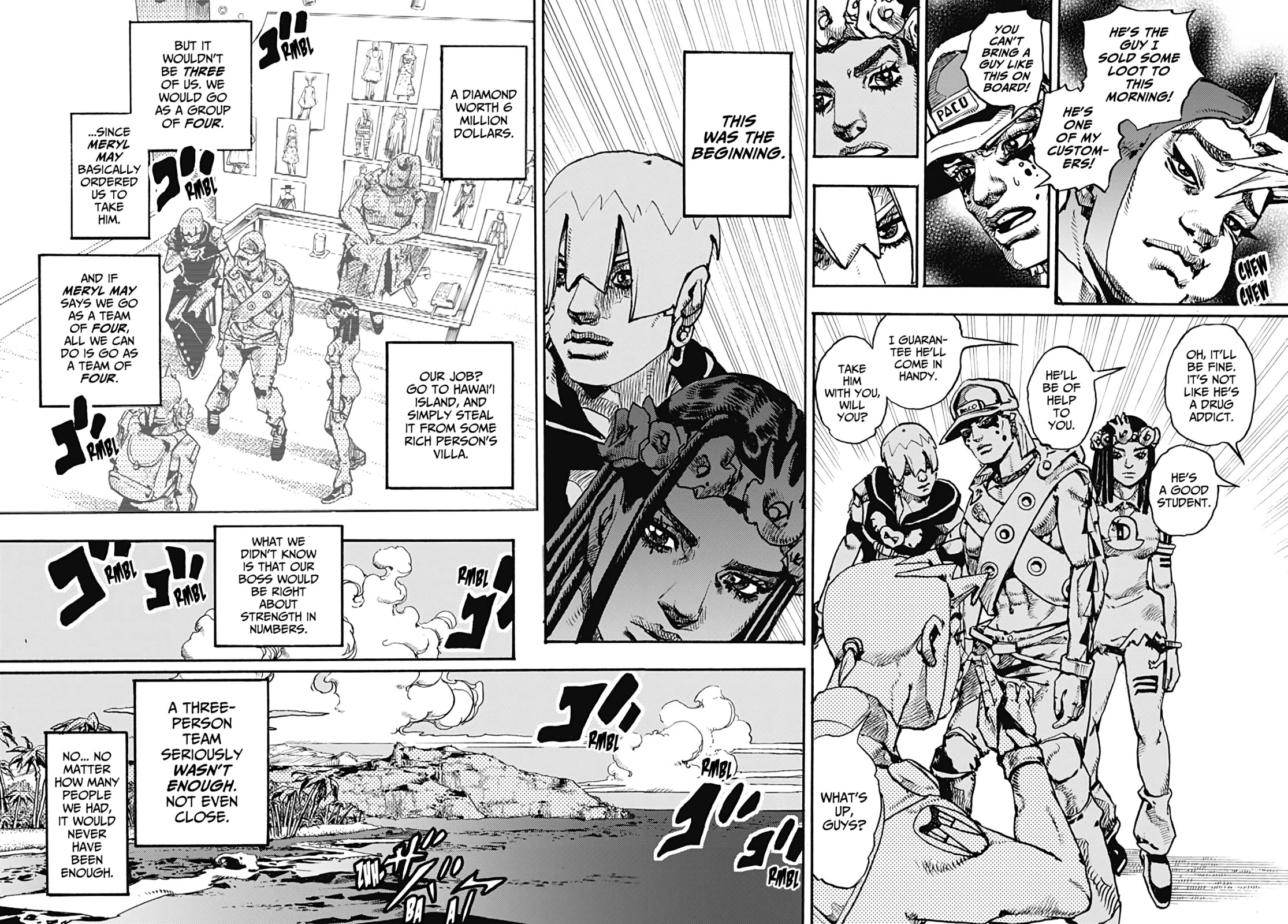JoJo’s Bizarre Adventure Part 9 – The JOJOLands Chapter 1 - Page 59