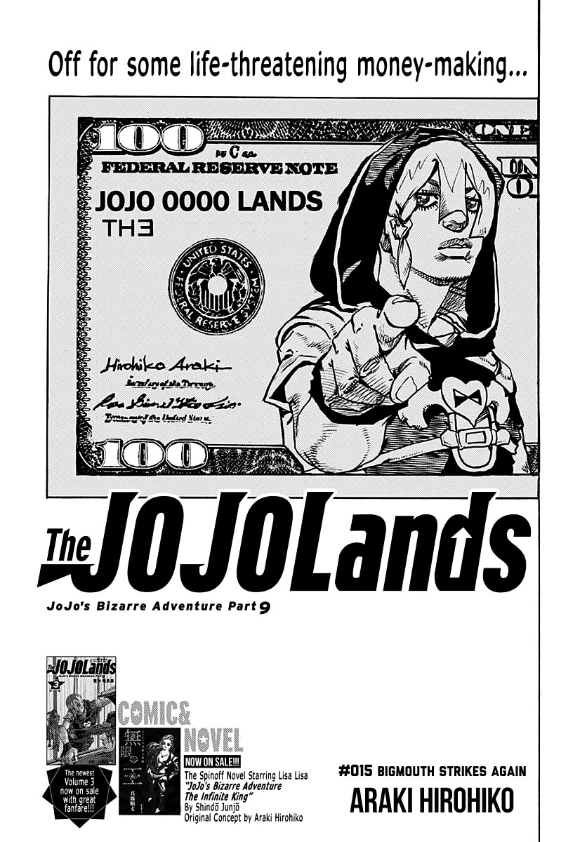 JoJo’s Bizarre Adventure Part 9 – The JOJOLands Chapter 15 - Page 1