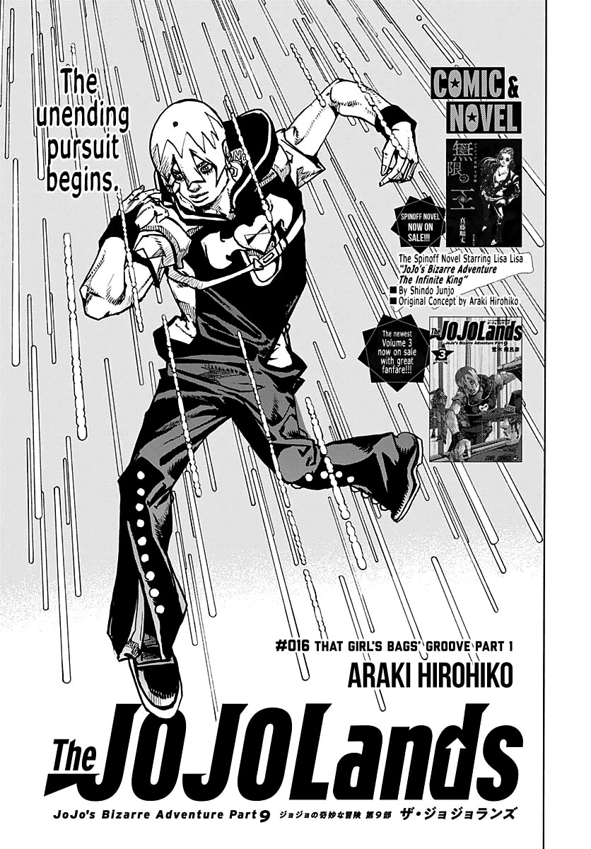 JoJo’s Bizarre Adventure Part 9 – The JOJOLands Chapter 16 - Page 1