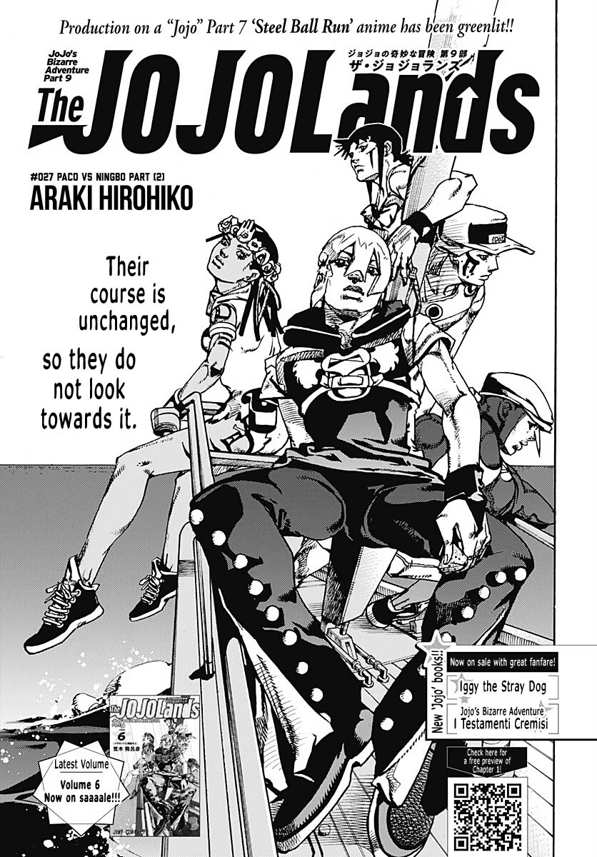 JoJo’s Bizarre Adventure Part 9 – The JOJOLands Chapter 27 - Page 2