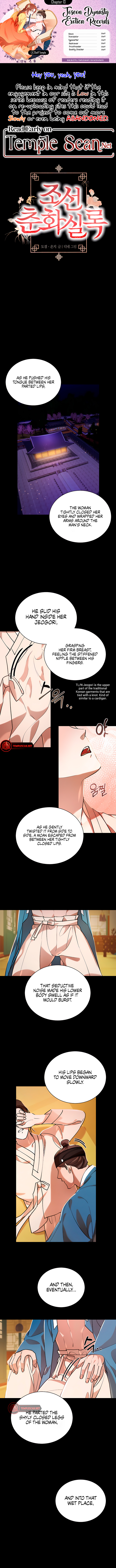 Joseon Dynasty Erotica Records Chapter 13 - Page 0