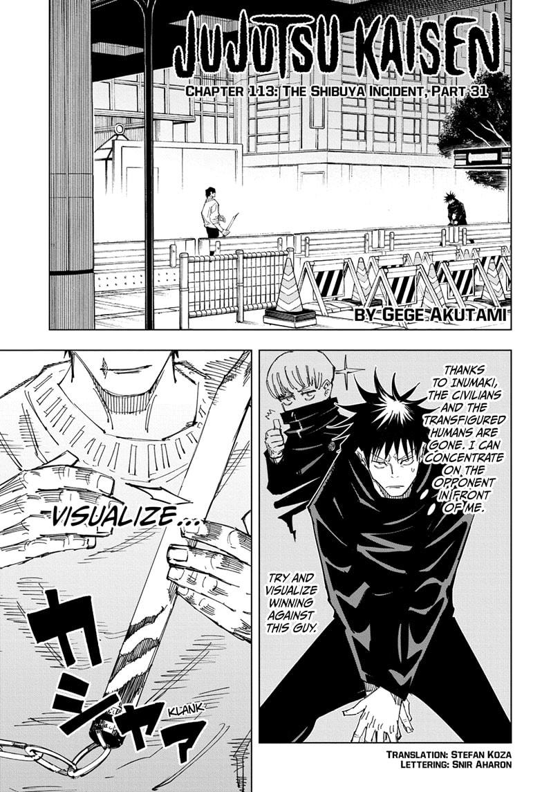 Jujutsu Kaisen Chapter 113 - Page 1