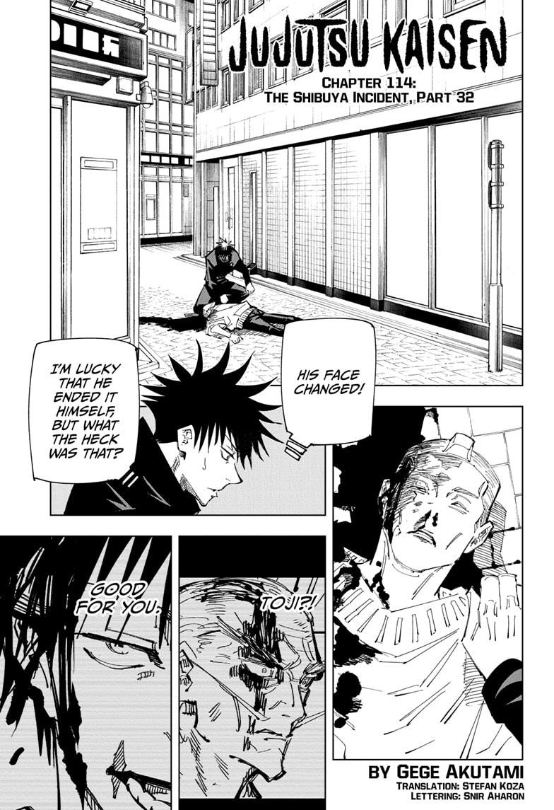 Jujutsu Kaisen Chapter 114 - Page 1