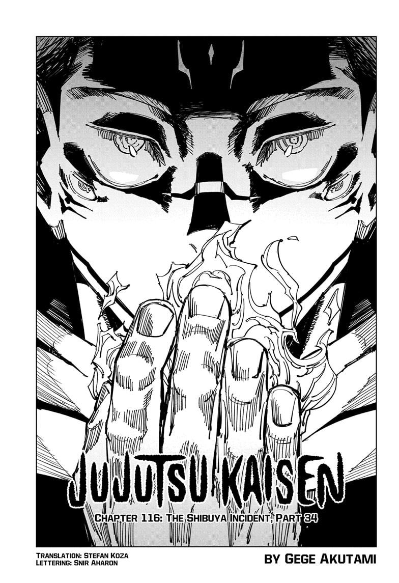 Jujutsu Kaisen Chapter 116 - Page 1
