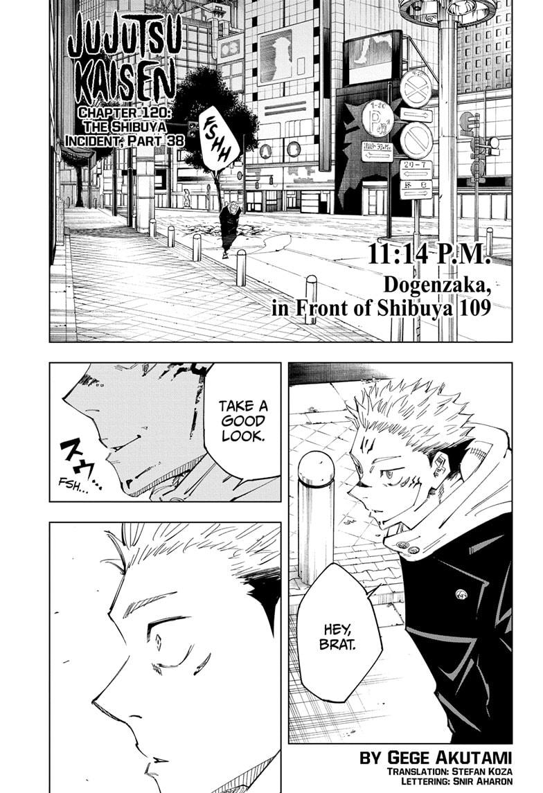 Jujutsu Kaisen Chapter 120 - Page 1