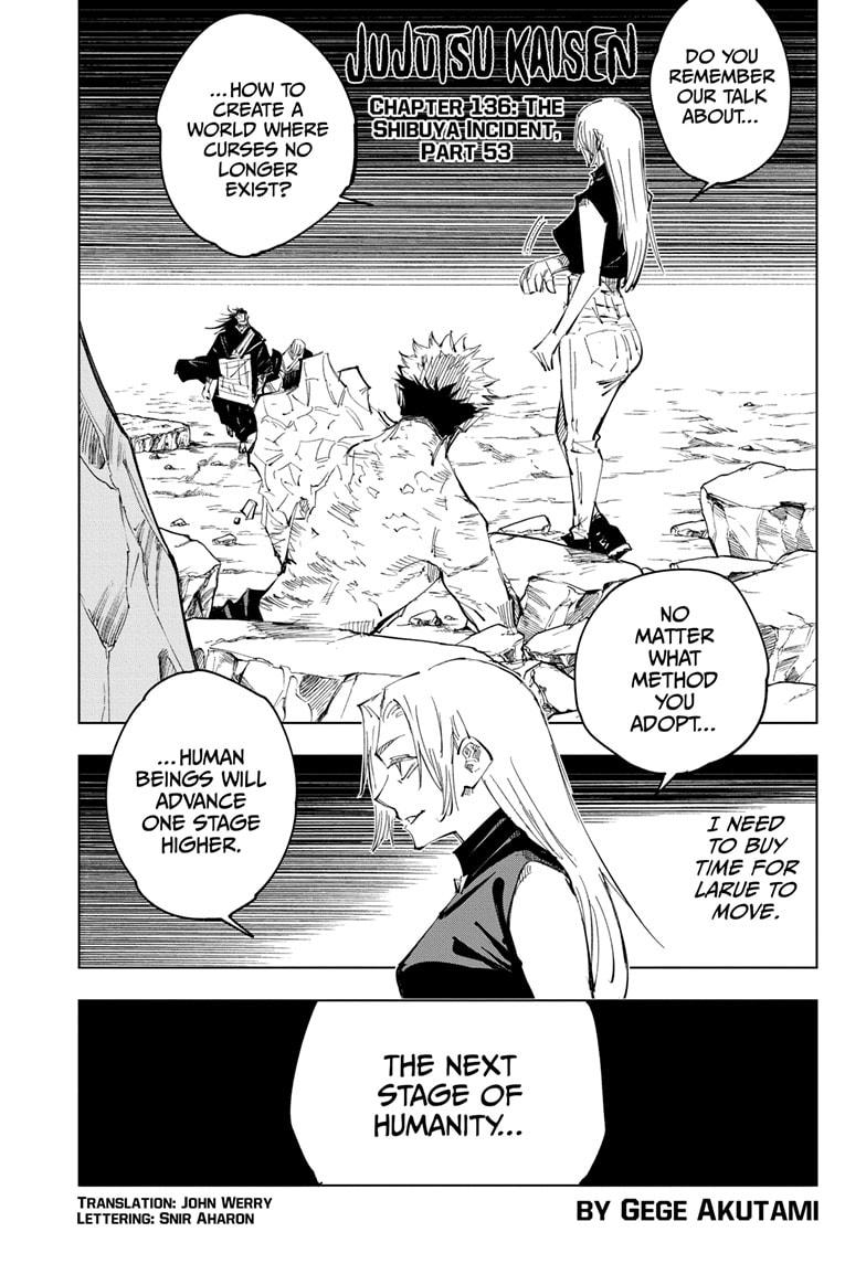 Jujutsu Kaisen Chapter 136 - Page 1