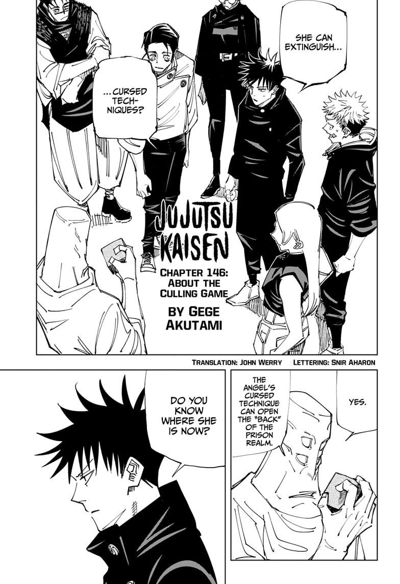 Jujutsu Kaisen Chapter 146 - Page 1
