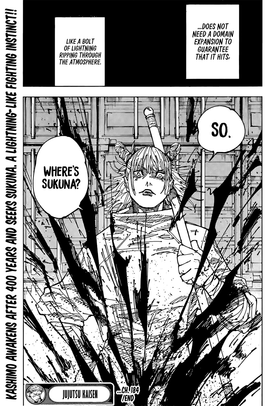 Jujutsu Kaisen Chapter 184 - Page 19