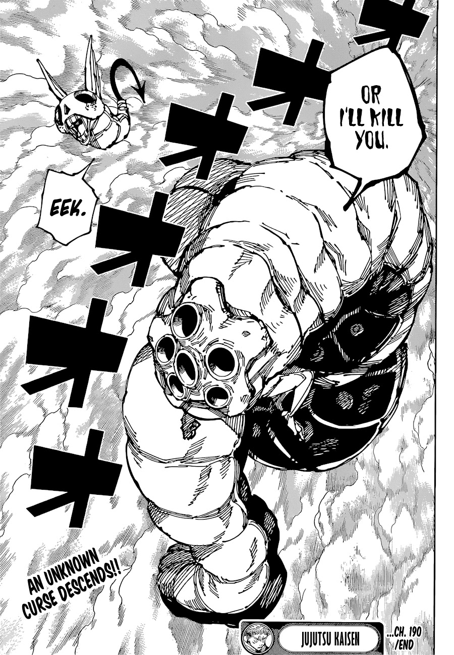 Jujutsu Kaisen Chapter 190 - Page 19